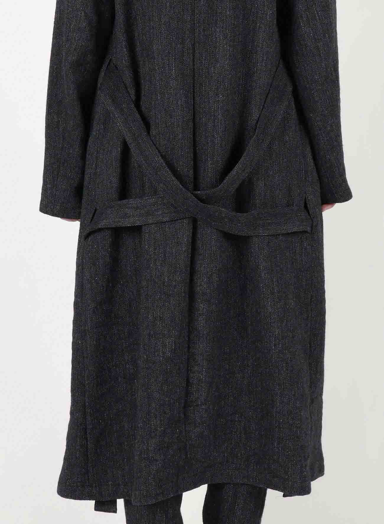 Li/W Herringbone Back Cross Tape Jacket(S Charcoal): Vintage 1.1