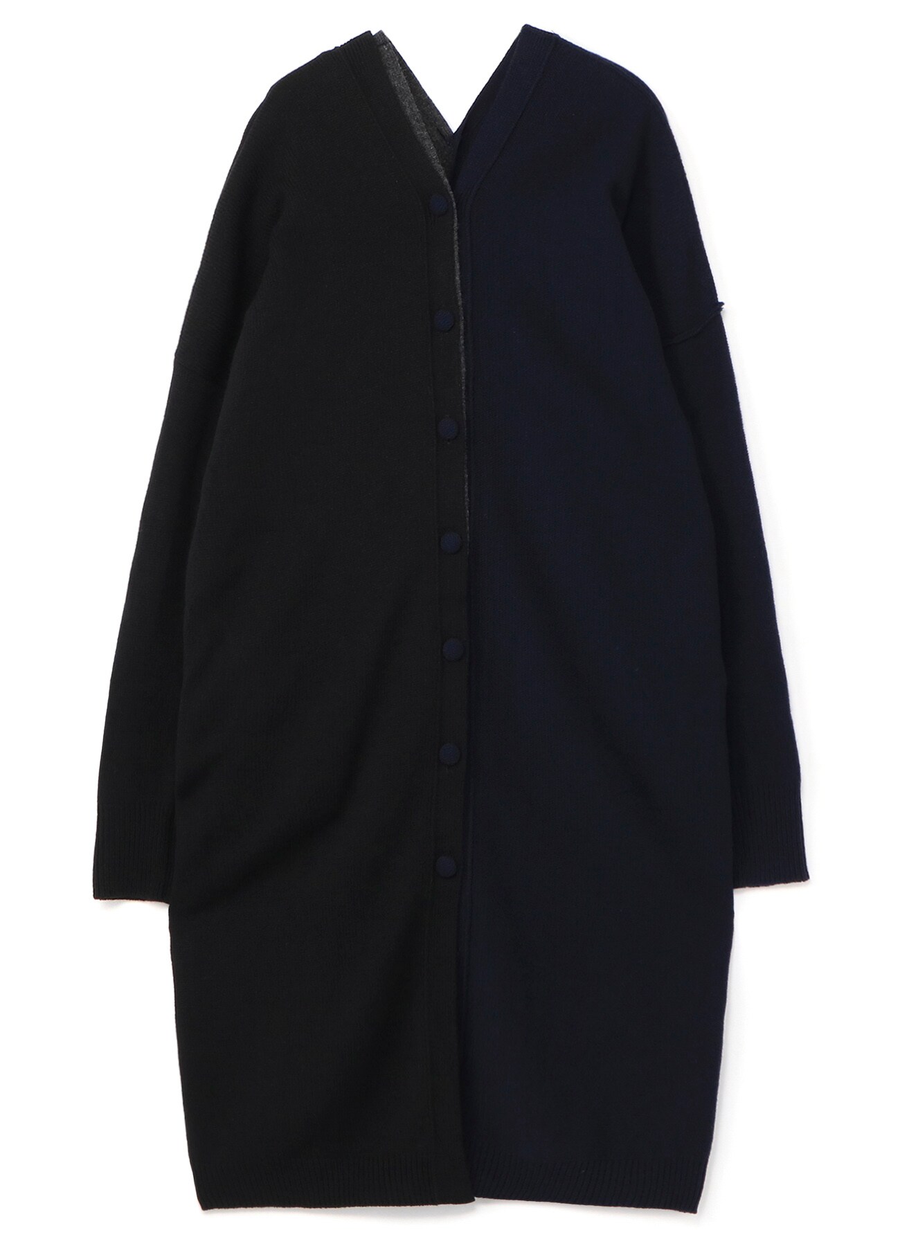 F-W PS+Low Back Knit Assort 3Piece Coat(S Black): Vintage 1.1｜THE 