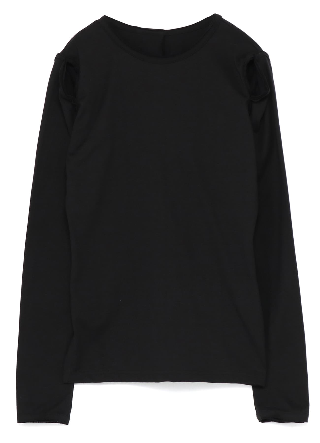 40/2 Cotton Plain stitch Sleeve Slit T-Shirt B