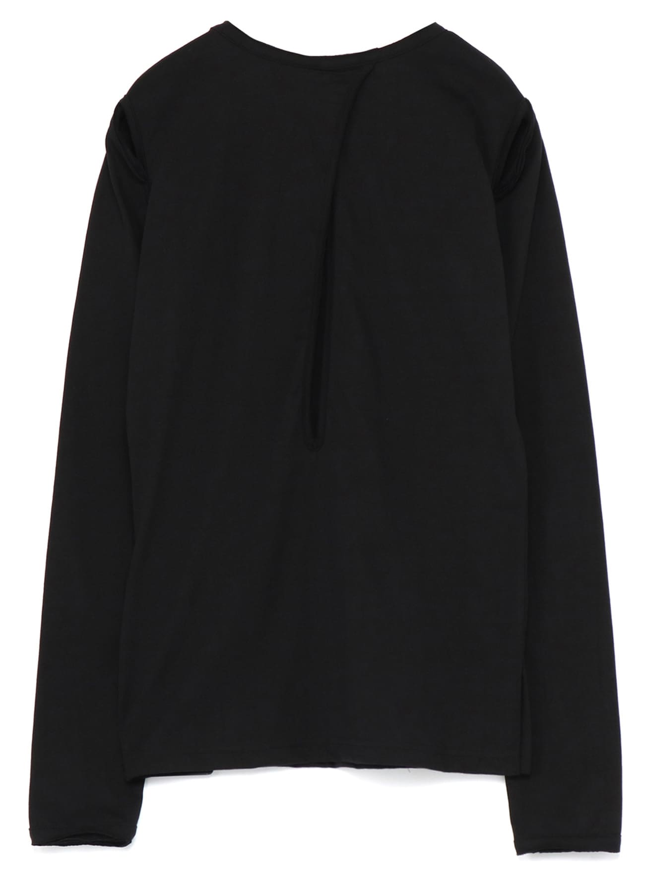 40/2 Cotton Plain stitch Sleeve Slit T-Shirt B