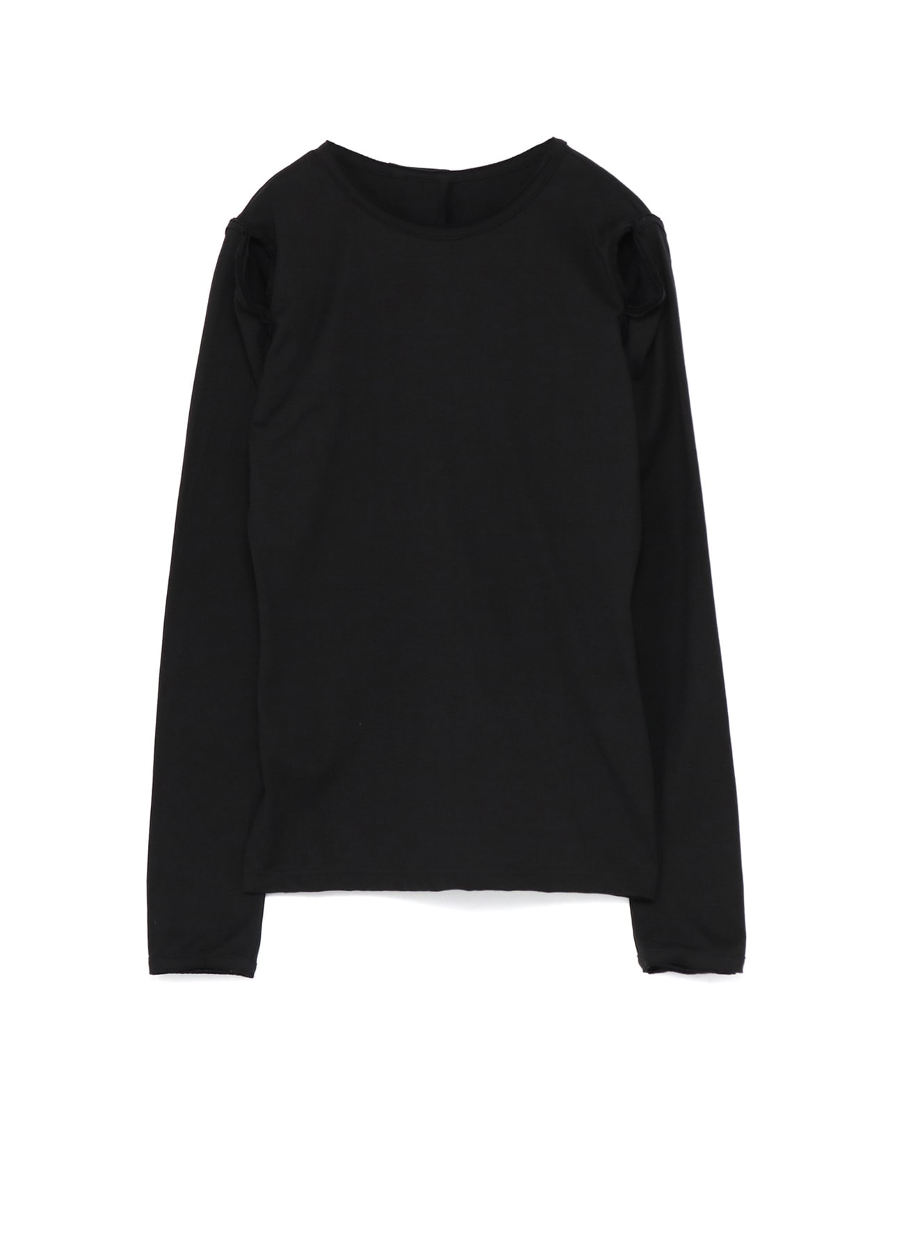 40/2 Cotton Plain stitch Sleeve Slit T-Shirt B