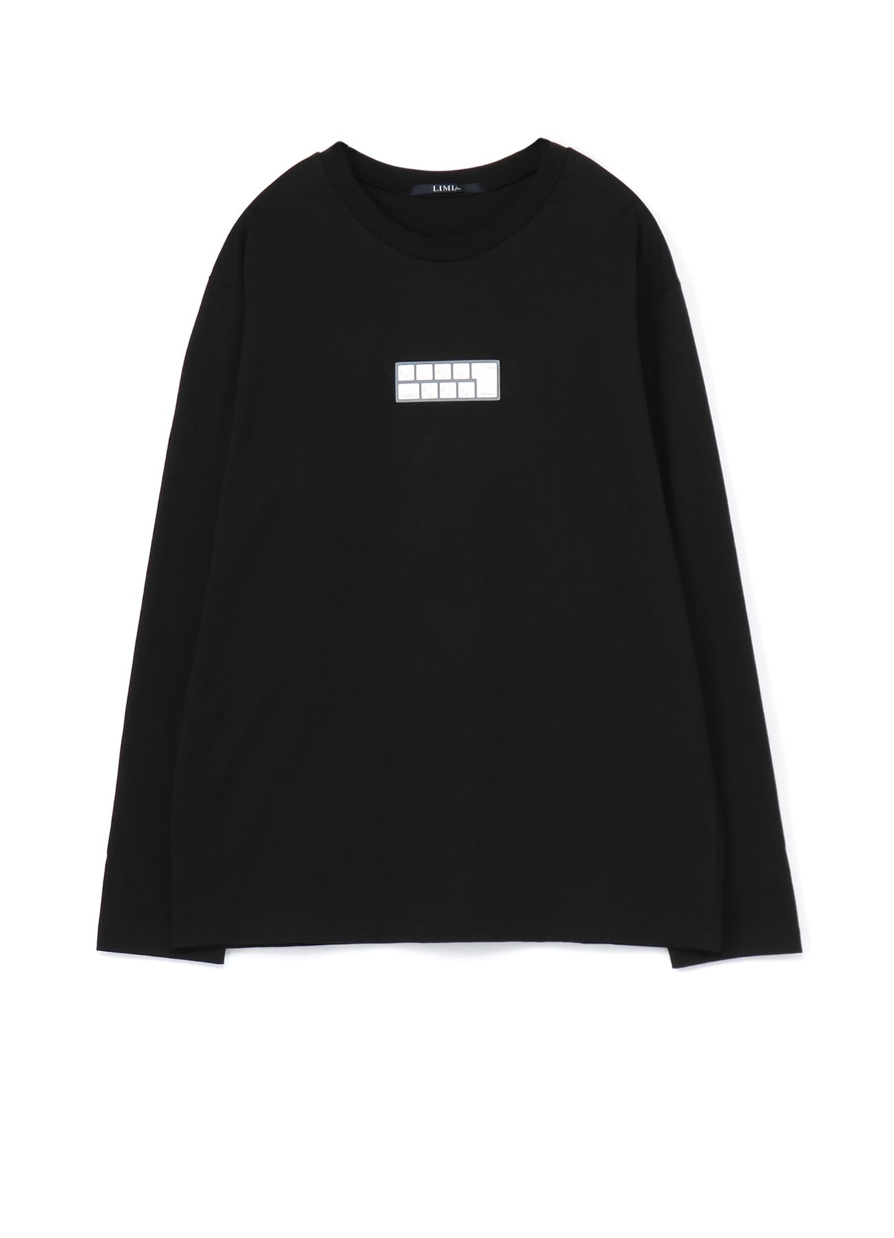 Silicon KeyBoard Oversized Long T-Shirt(S Black): Vintage 1.1