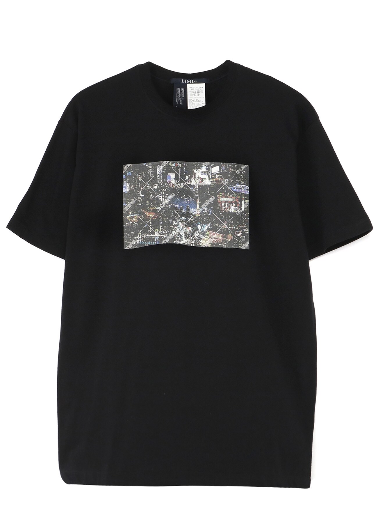 20/-Plain Stitch TOKYO NEON Print T-Shirt