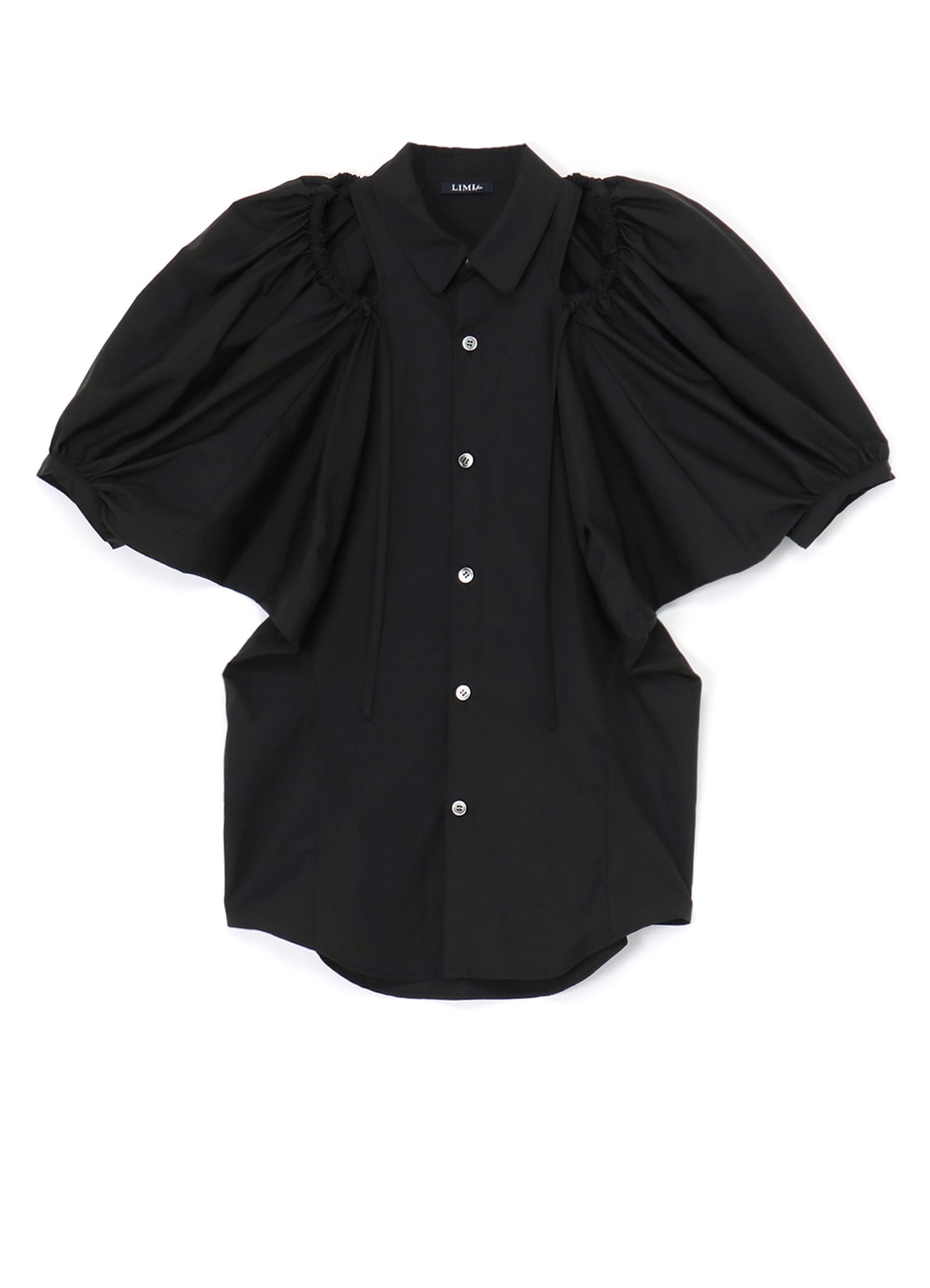 100/2 BROADCLOTH PUFF SLEEVE BLOUSE
