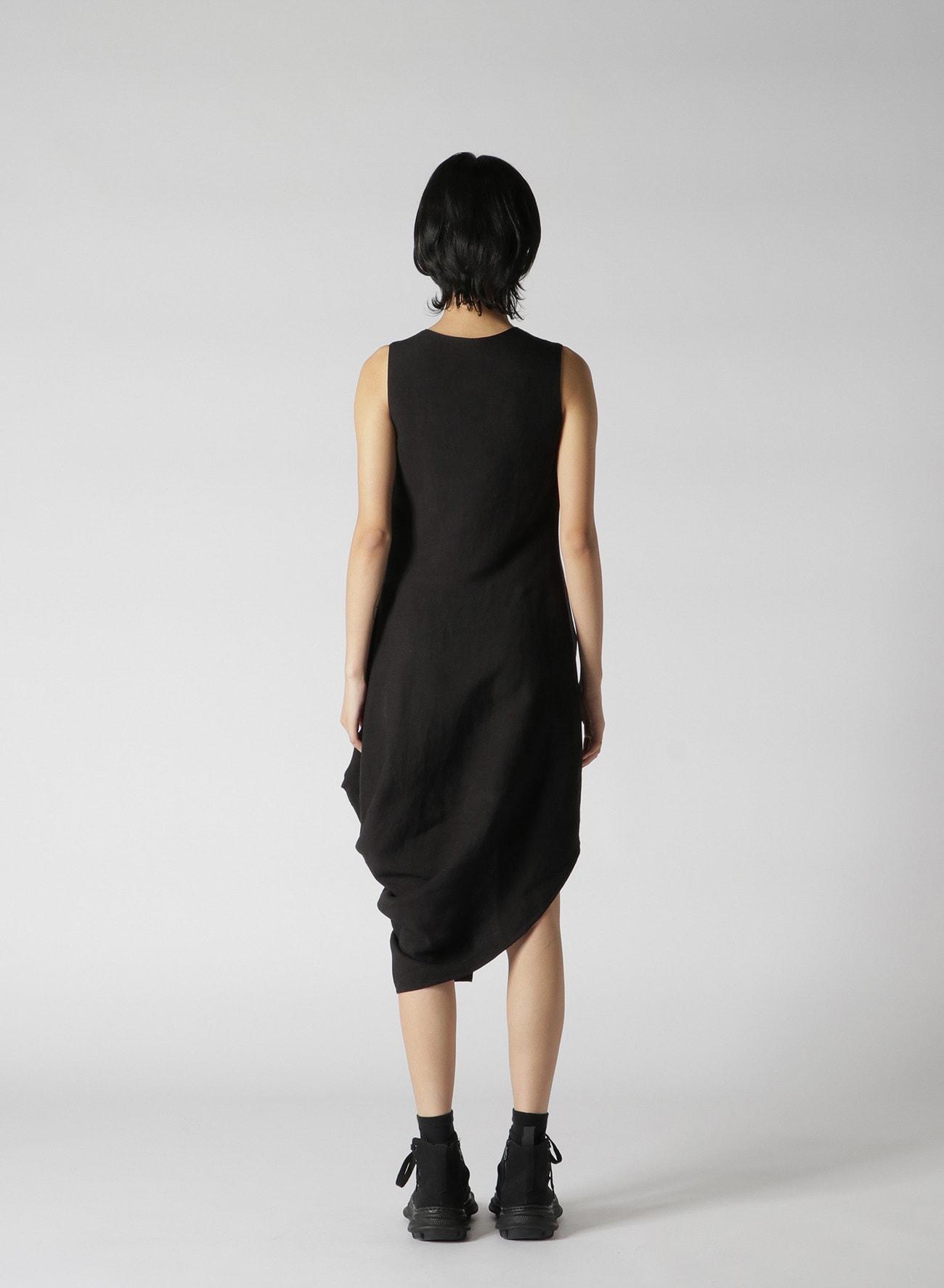 LI/RY CANVAS TIED HEM DRESS