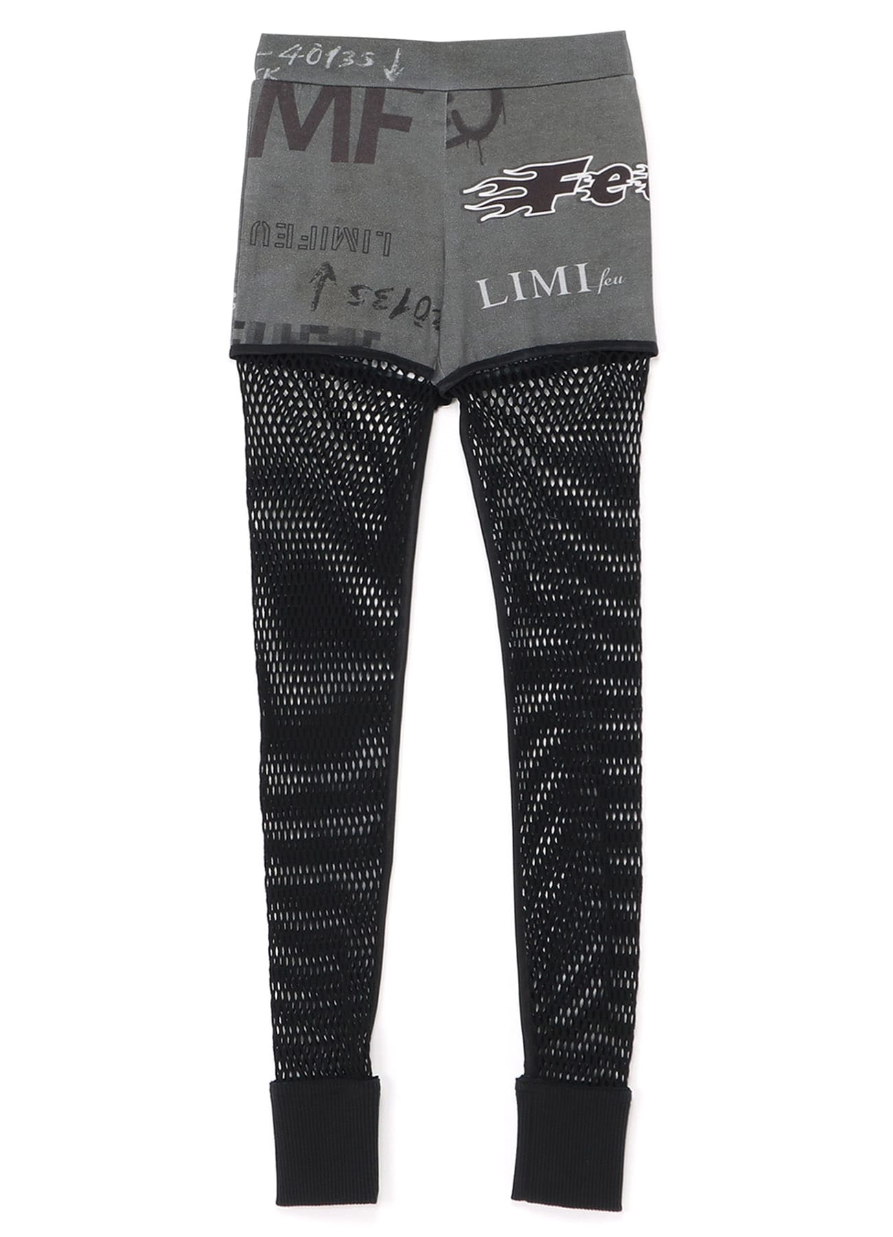 LIMI LOGO PT B+C MESH COMBI NET LEGGINGS