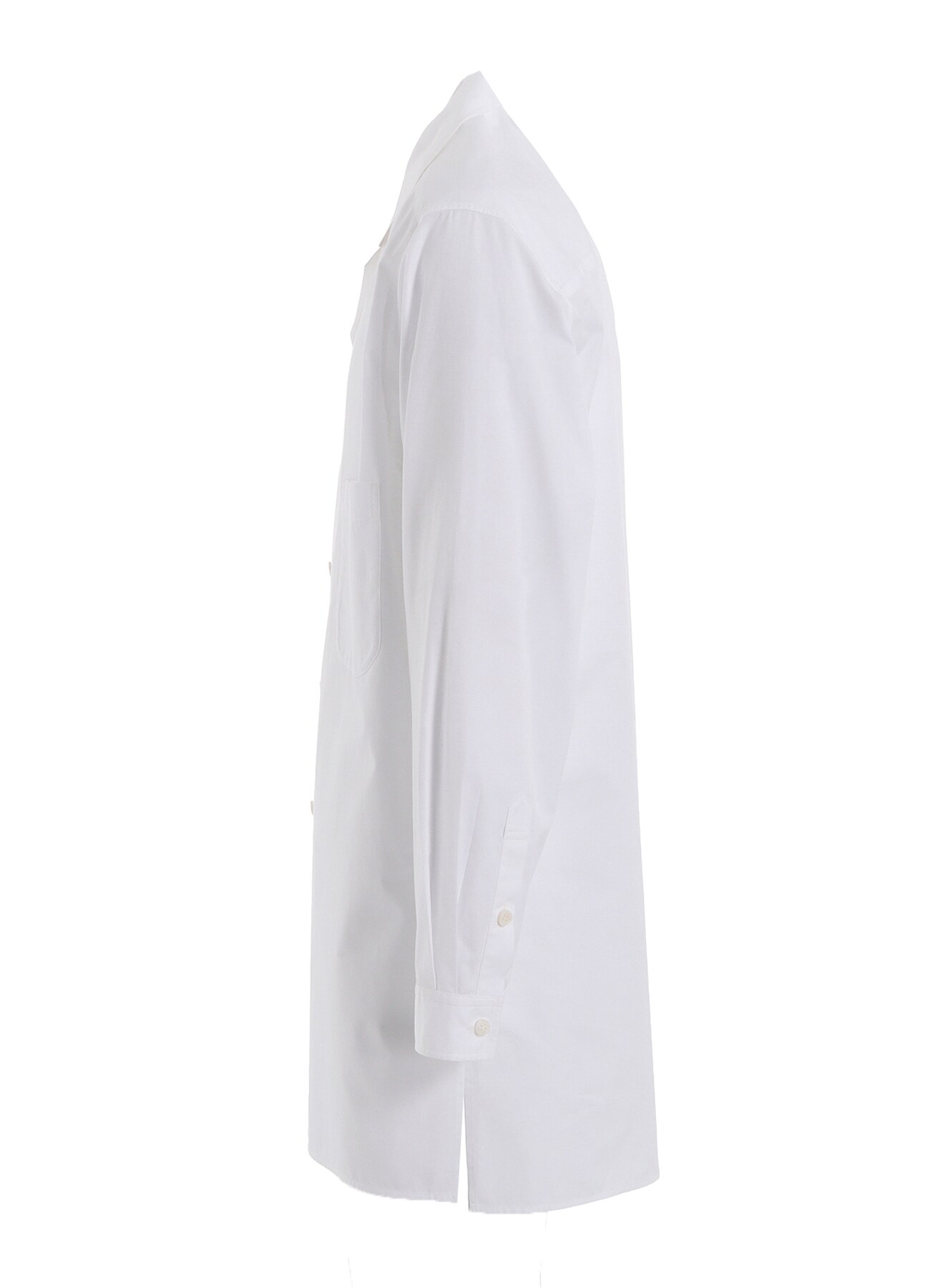 100/2 BROAD OPEN COLLAR SHIRT WITH LEFT CHEST POCKET