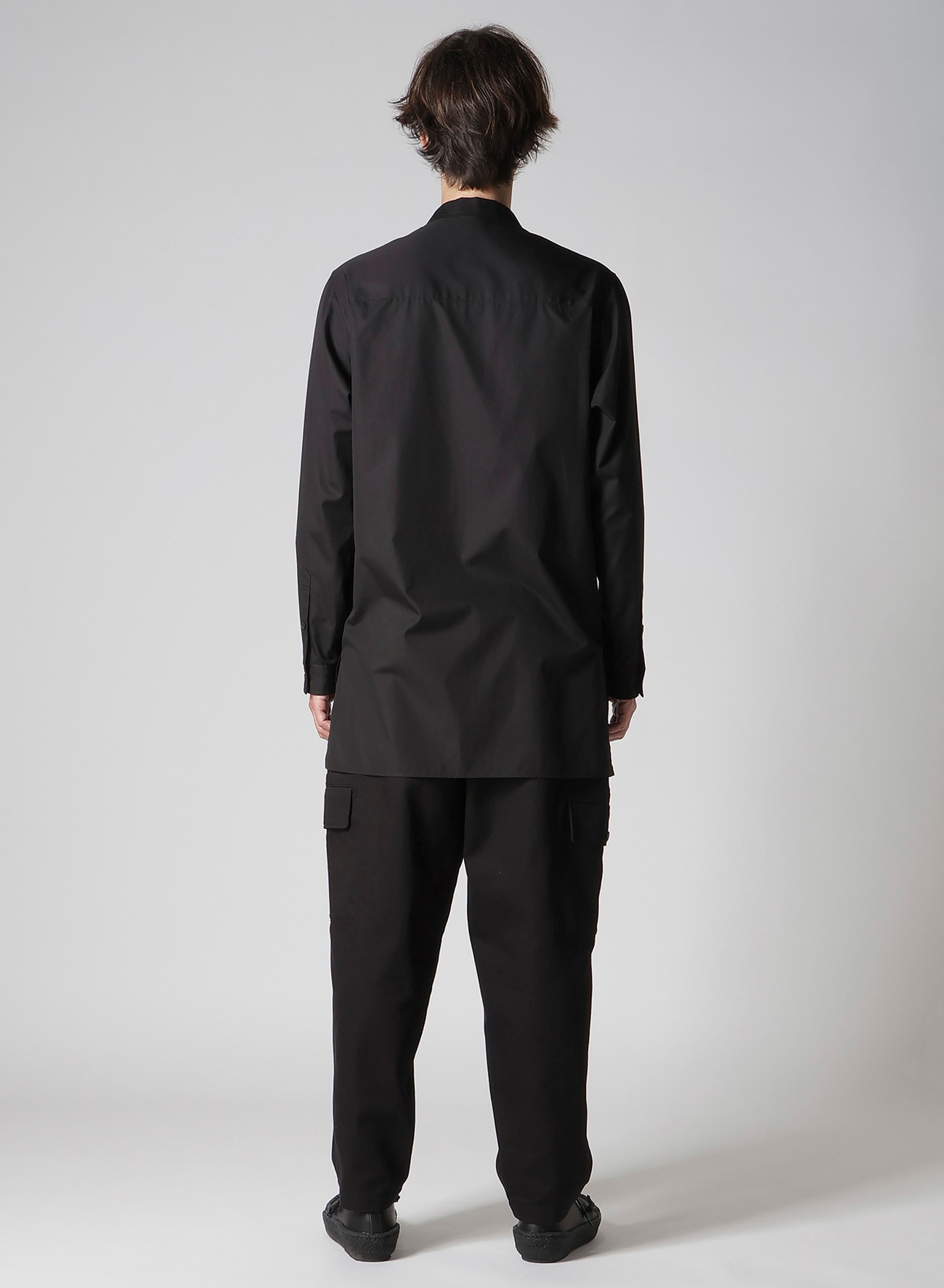 100/2 BROAD OPEN COLLAR SHIRT WITH LEFT CHEST POCKET