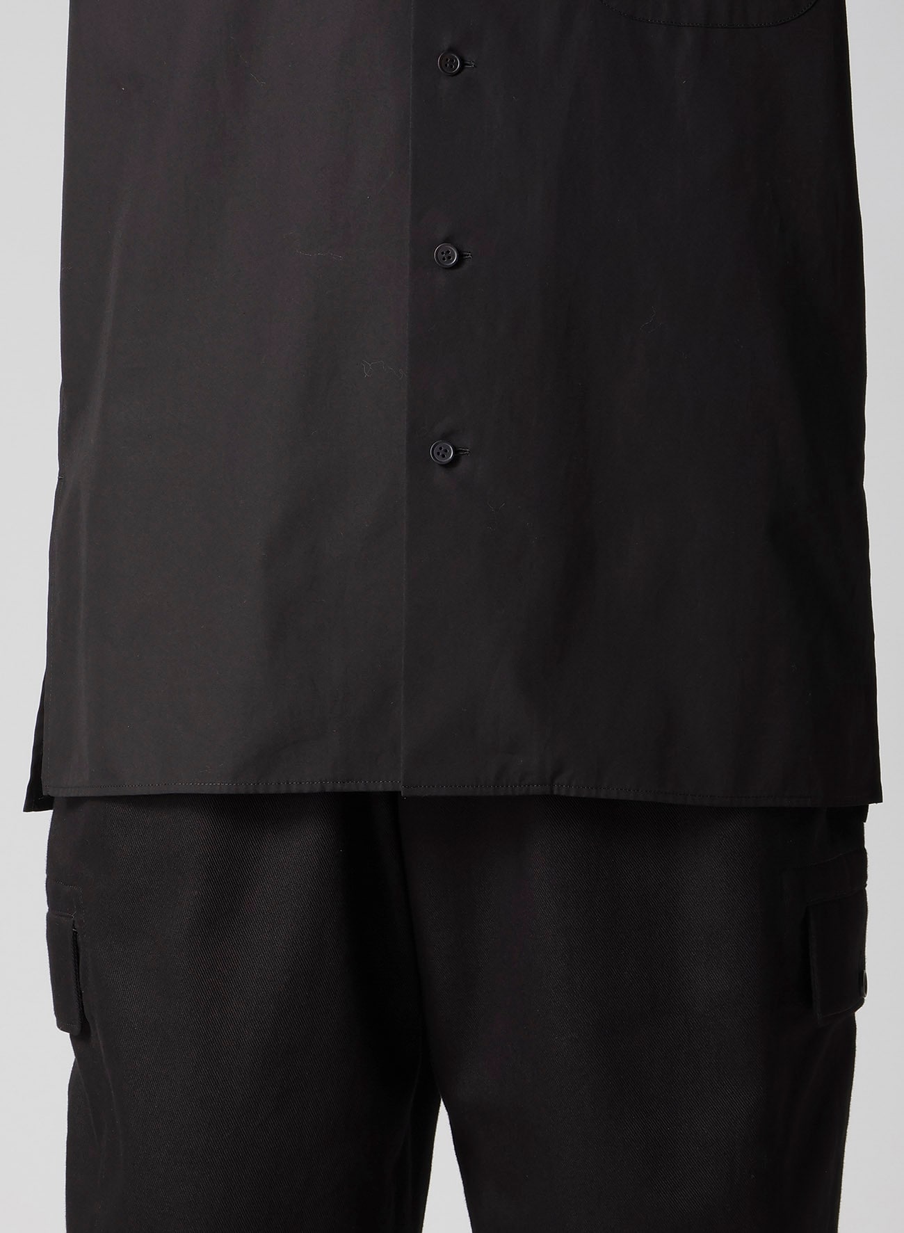 100/2 BROAD OPEN COLLAR SHIRT WITH LEFT CHEST POCKET