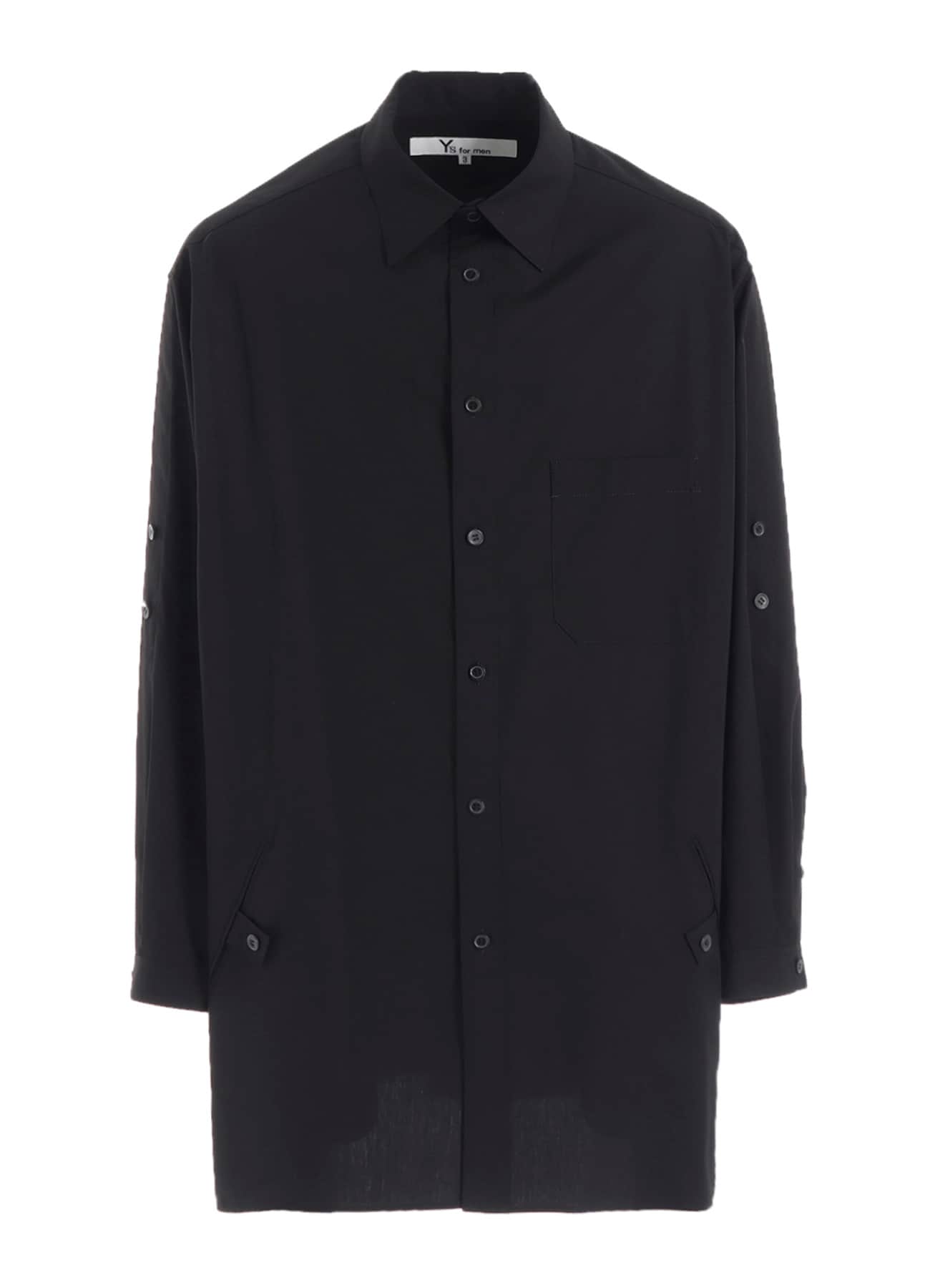 100/2 BROAD SHIRT WITH TAB DETAIL