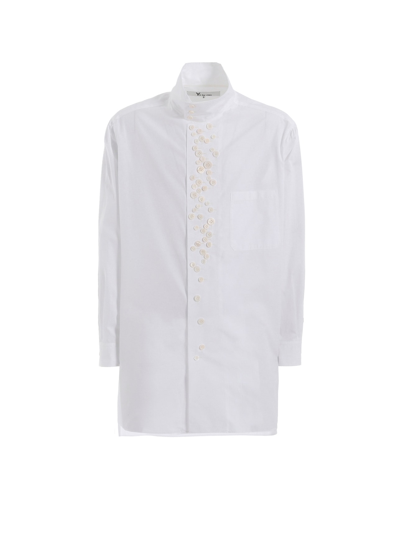 100/2 BROAD LONG SLEEVE SHIRT WITH MANY BUTTONS
