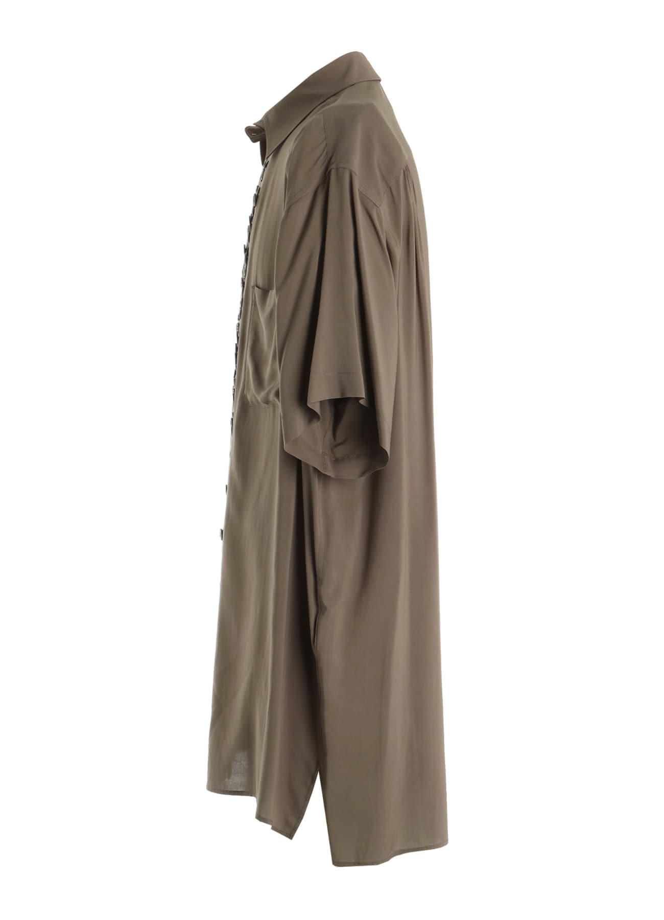 RAYON SHORT SLEEVE SHIRT WITH MANY BUTTONS