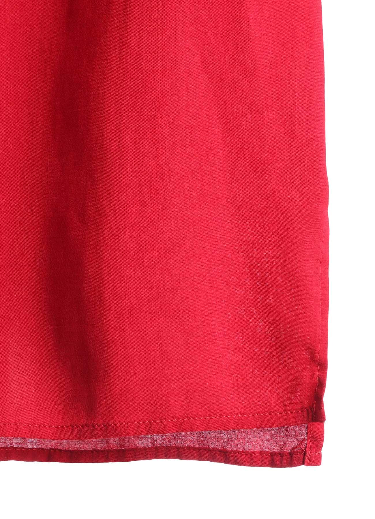 RAYON LONG SLEEVE SHIRT WITH MANY BUTTONS