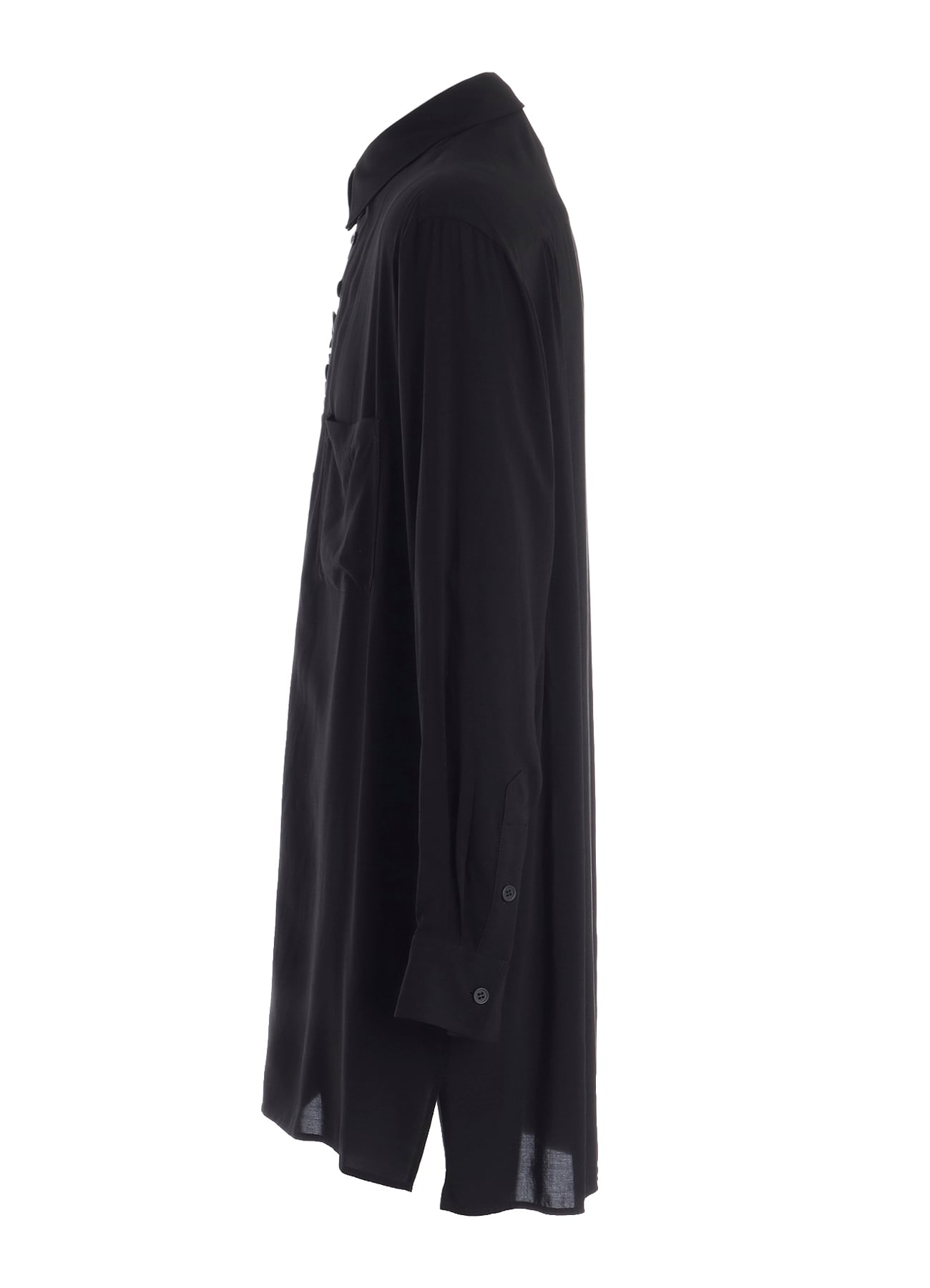 RAYON LONG SLEEVE SHIRT WITH MANY BUTTONS