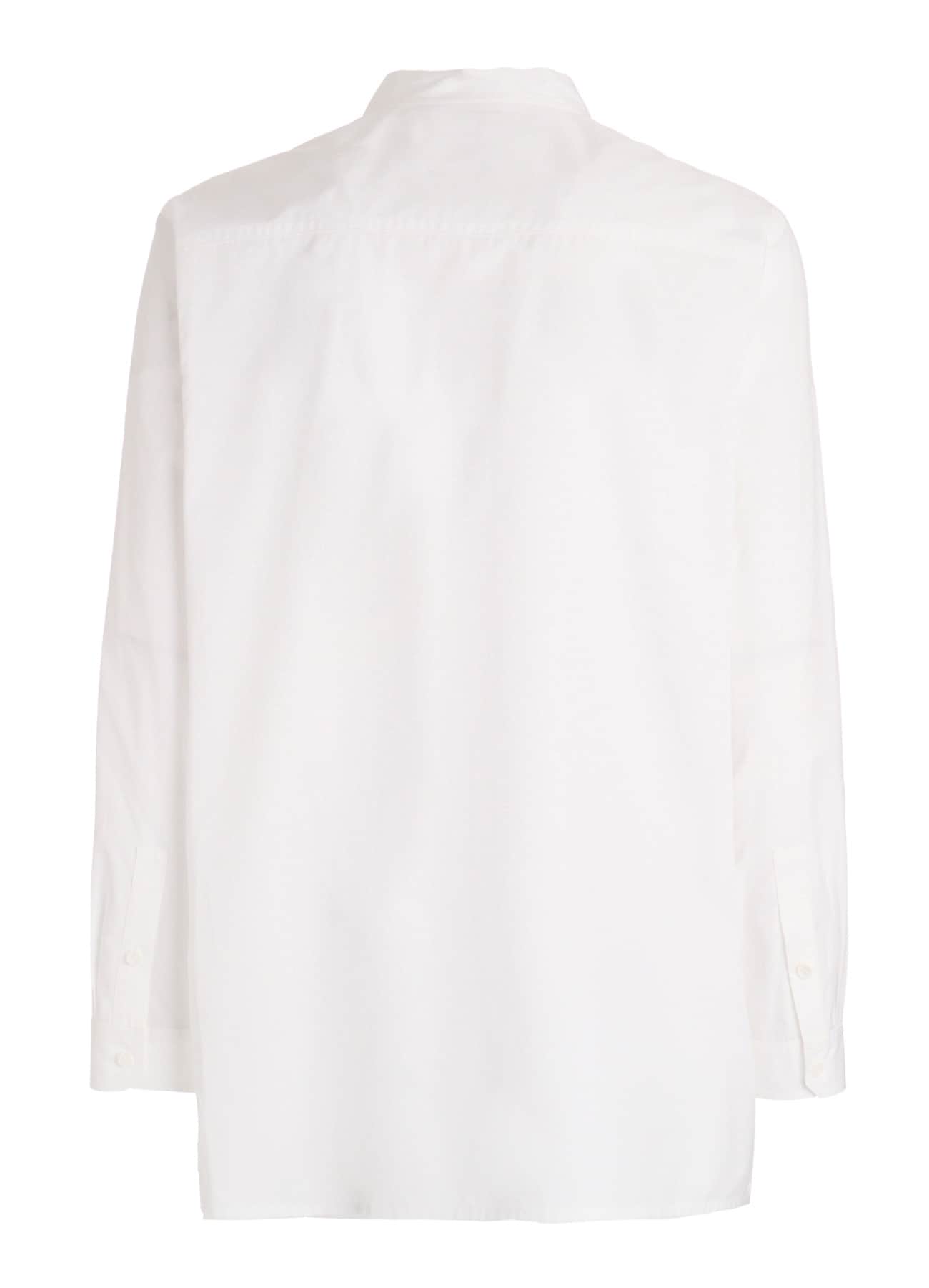 CHEST PANEL STAND-COLLAR SHIRT
