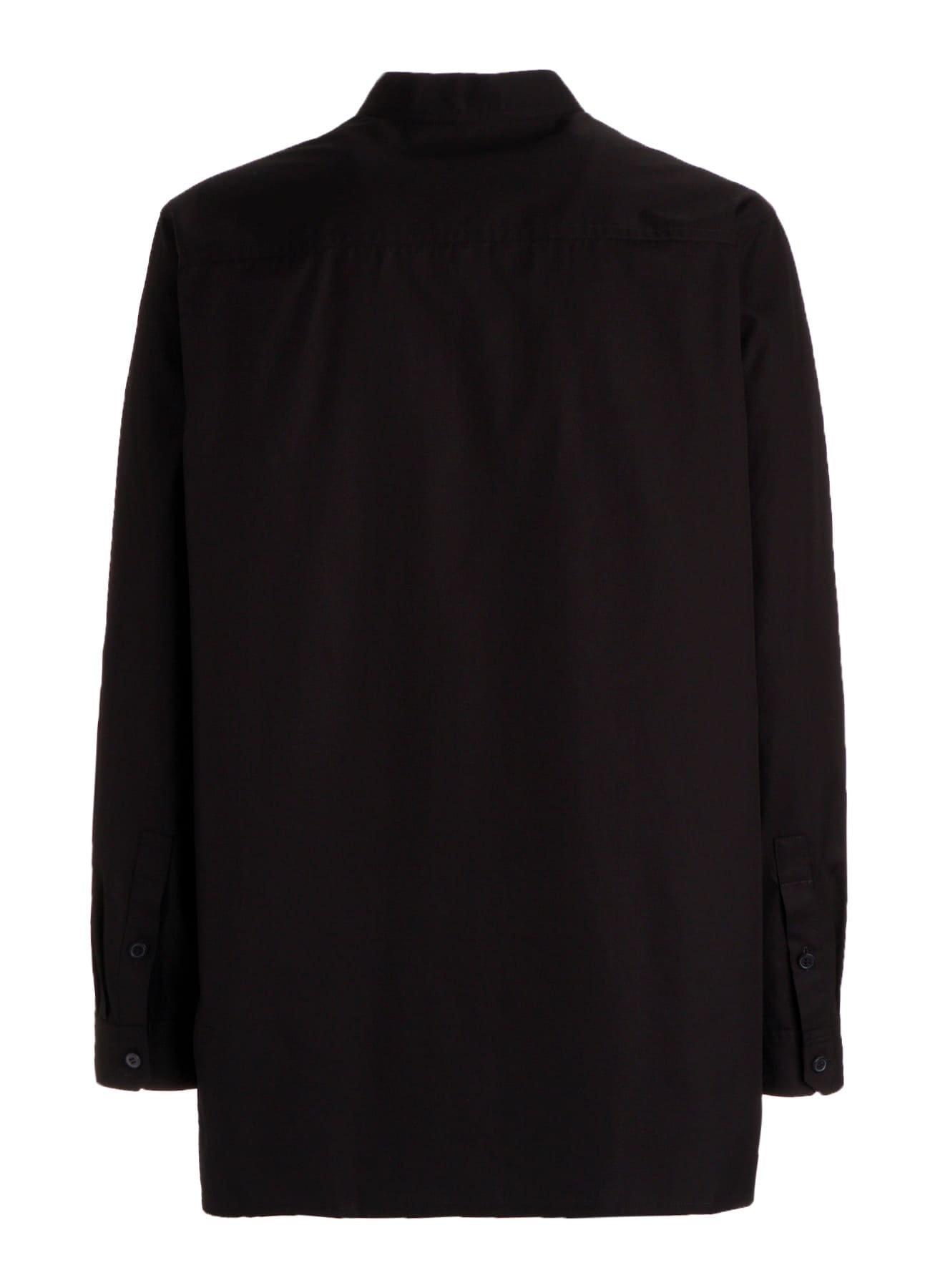 CHEST PANEL STAND-COLLAR SHIRT