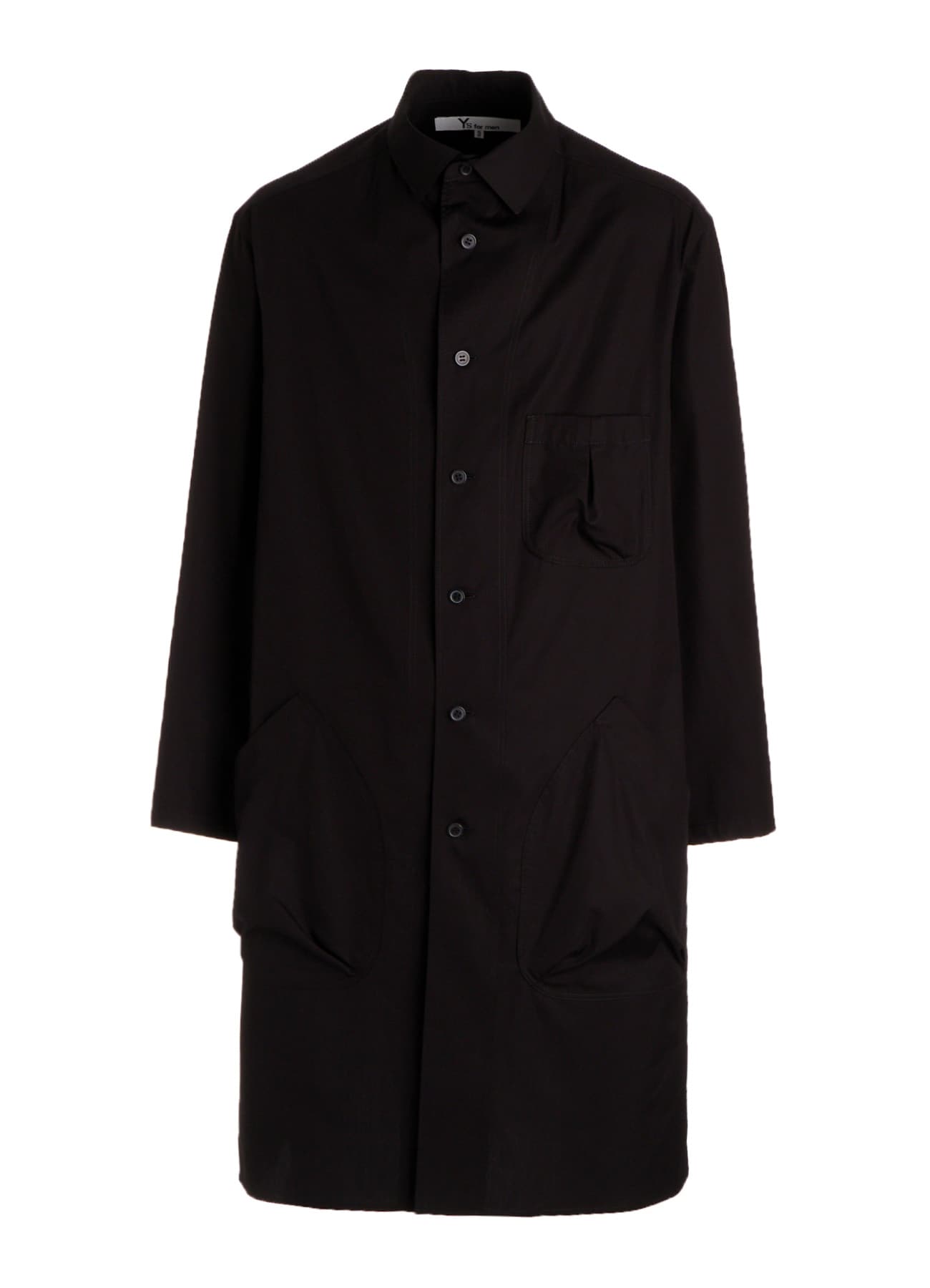 FRONT-POCKET LONG SHIRT