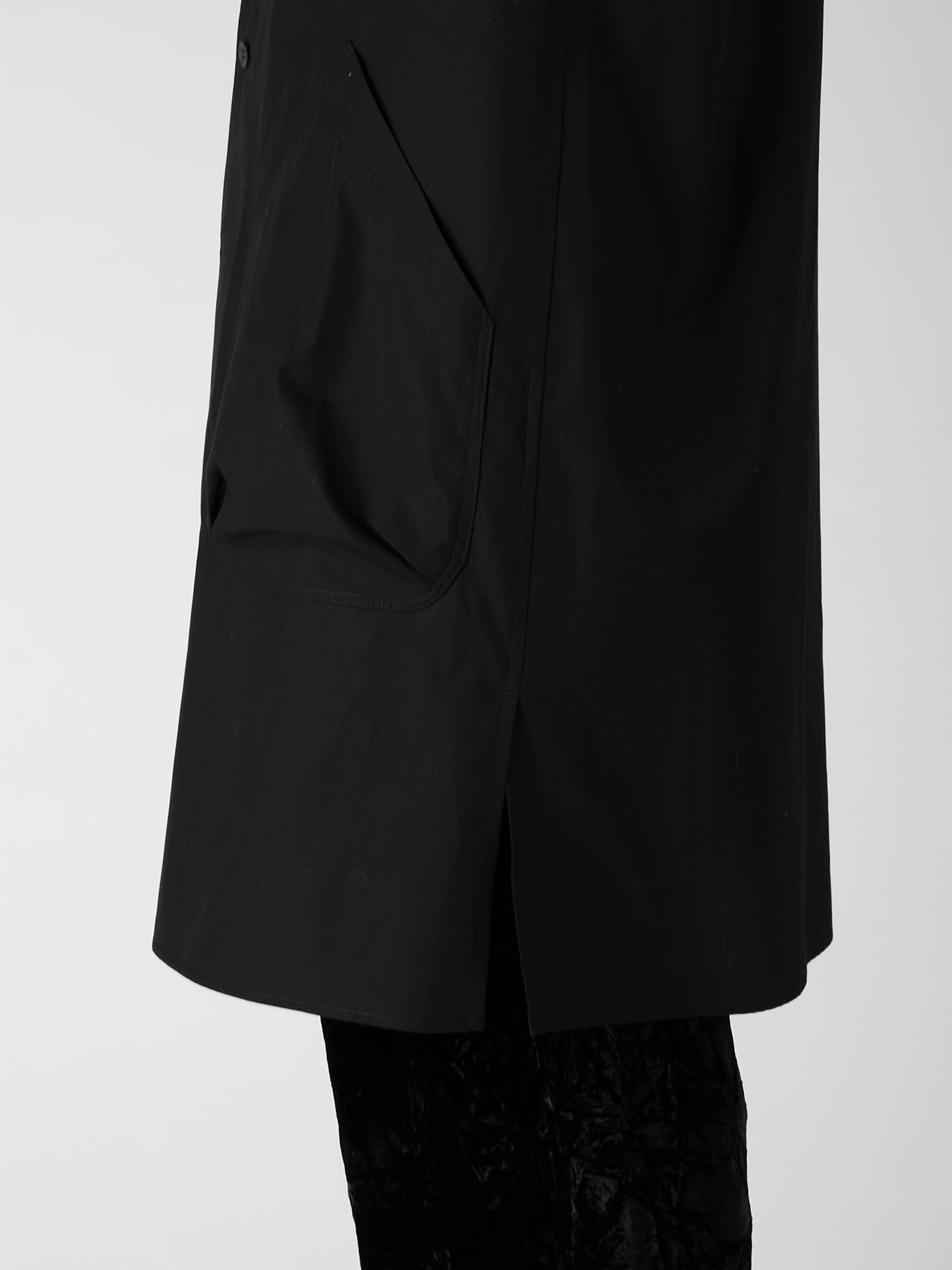 FRONT-POCKET LONG SHIRT