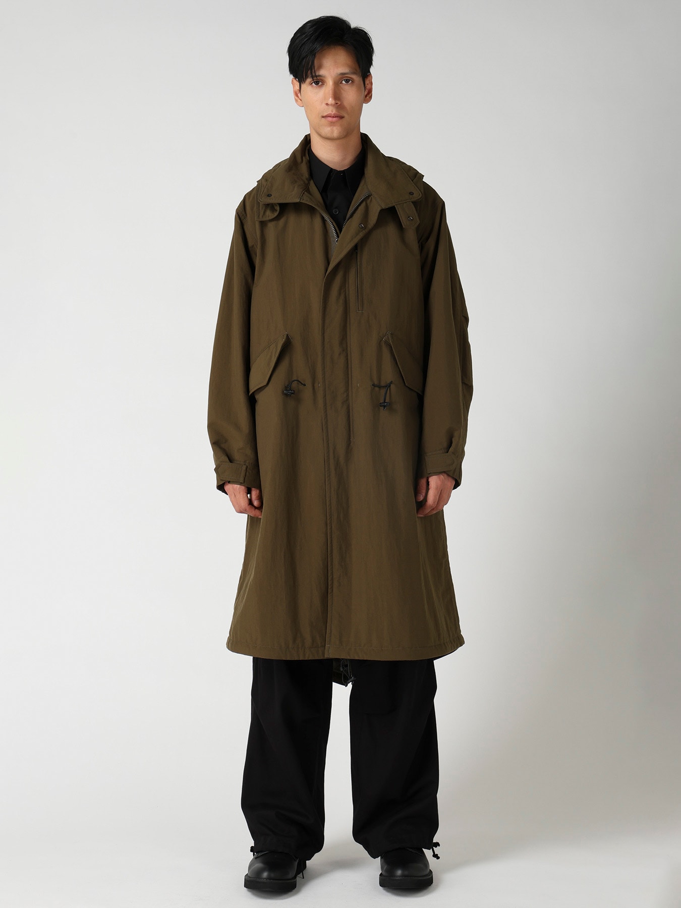 NYLON TASLAN MOD COAT WITH THINSULATE