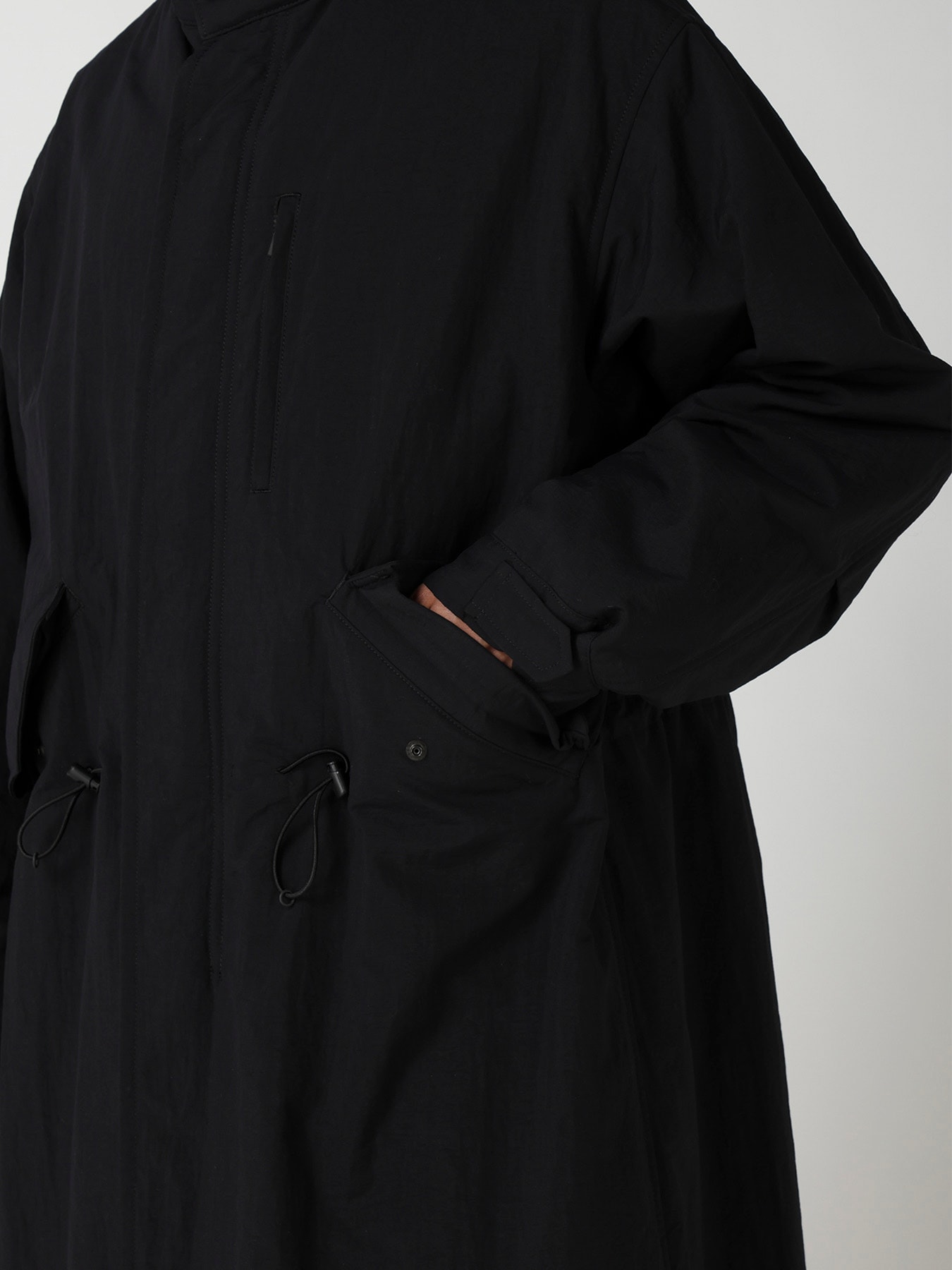 NYLON TASLAN MOD COAT WITH THINSULATE