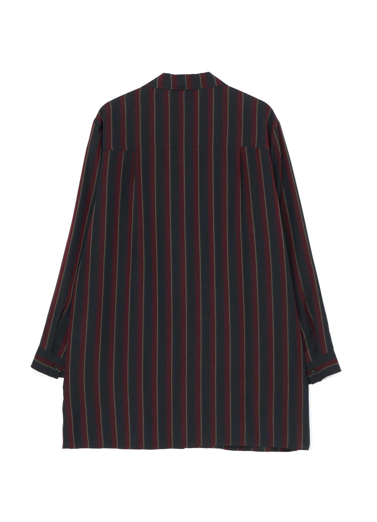 CUPRA STRIPE PIGMENT BLOUSE WITH FLAP POCKET