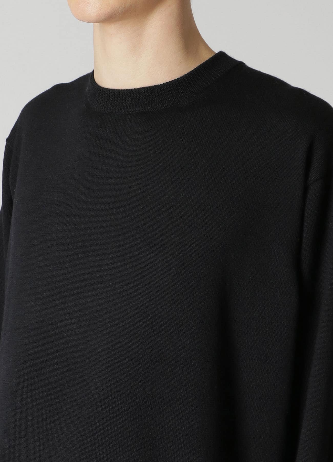 12G JERSEY Y's for men ROUND NECK KNIT