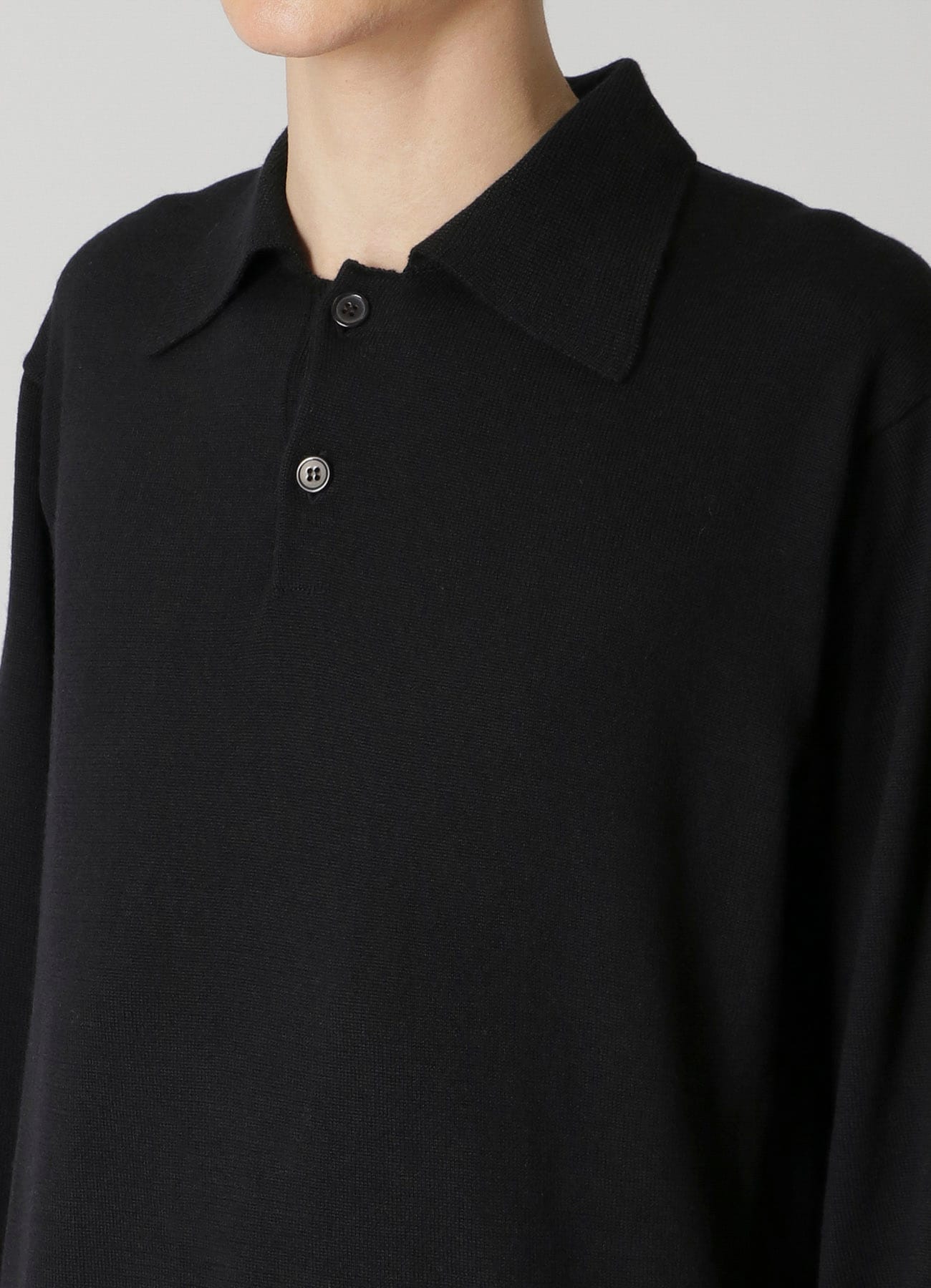 12G JERSEY Y's for men LOGO POLO KNIT