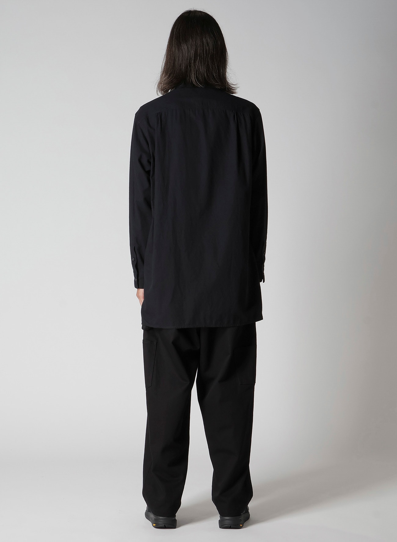 COTTON FLANNEL CHAIN STITCH FRONT ZIP SHIRT