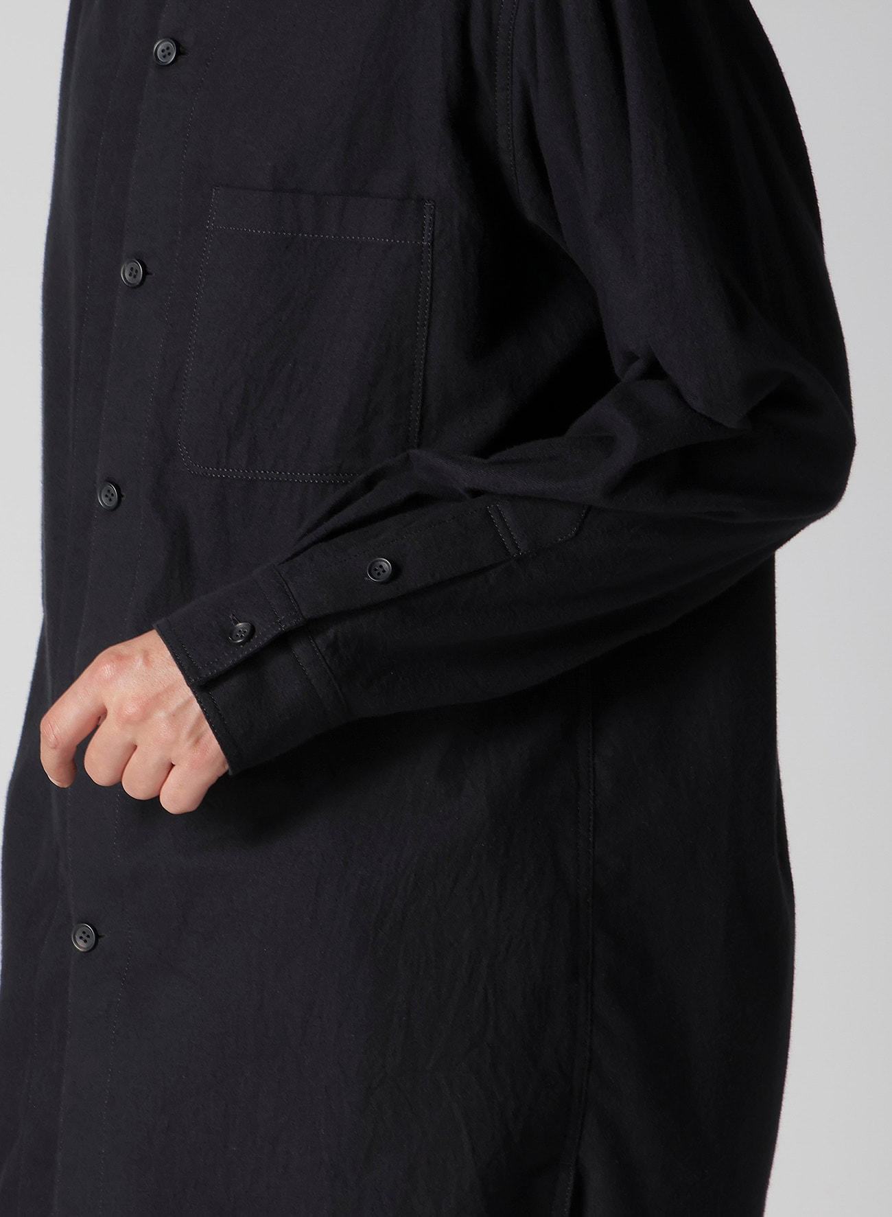 COTTON FLANNEL CHINA SHIRT