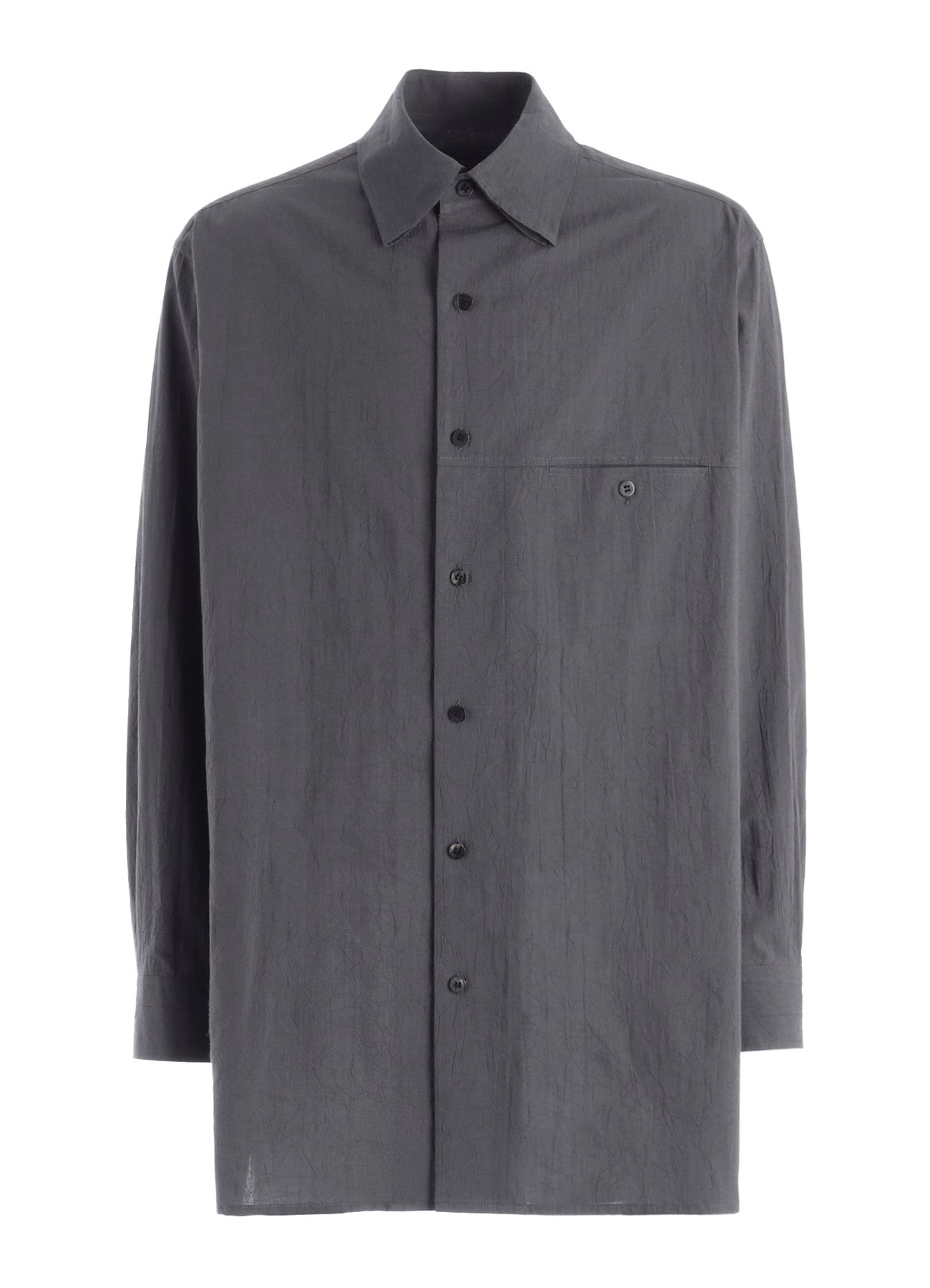 60 WRINKLE LAWN SINGLE ROLL COLLAR SHIRT