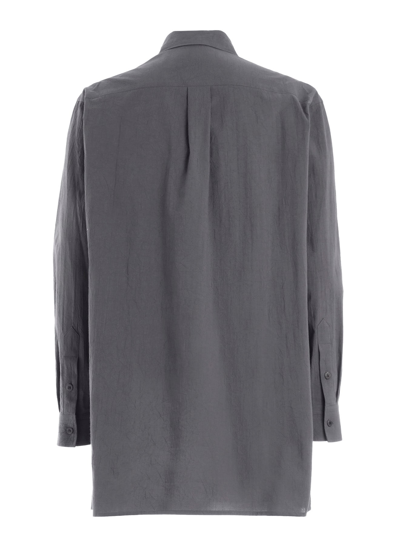 60 WRINKLE LAWN SINGLE ROLL COLLAR SHIRT