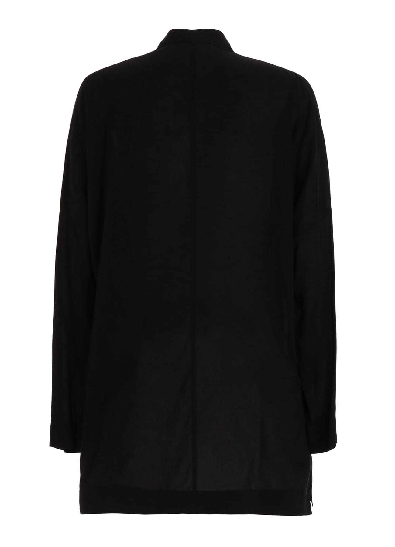 【PIECE UNIQUE】CELLULOSE LAWN FROG BUTTON STAND-COLLAR SHIRT