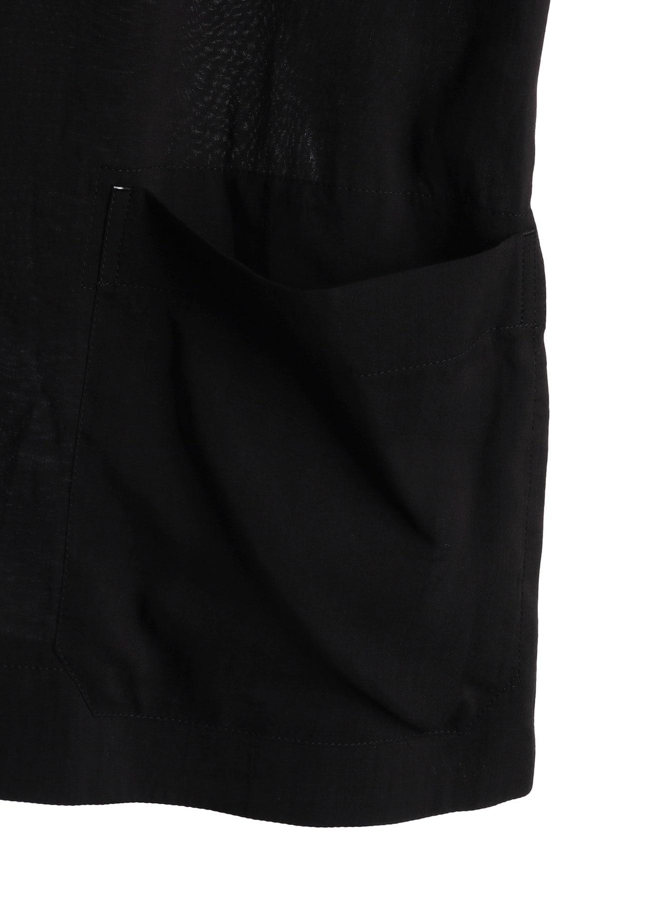 【PIECE UNIQUE】CELLULOSE LAWN FROG BUTTON STAND-COLLAR SHIRT