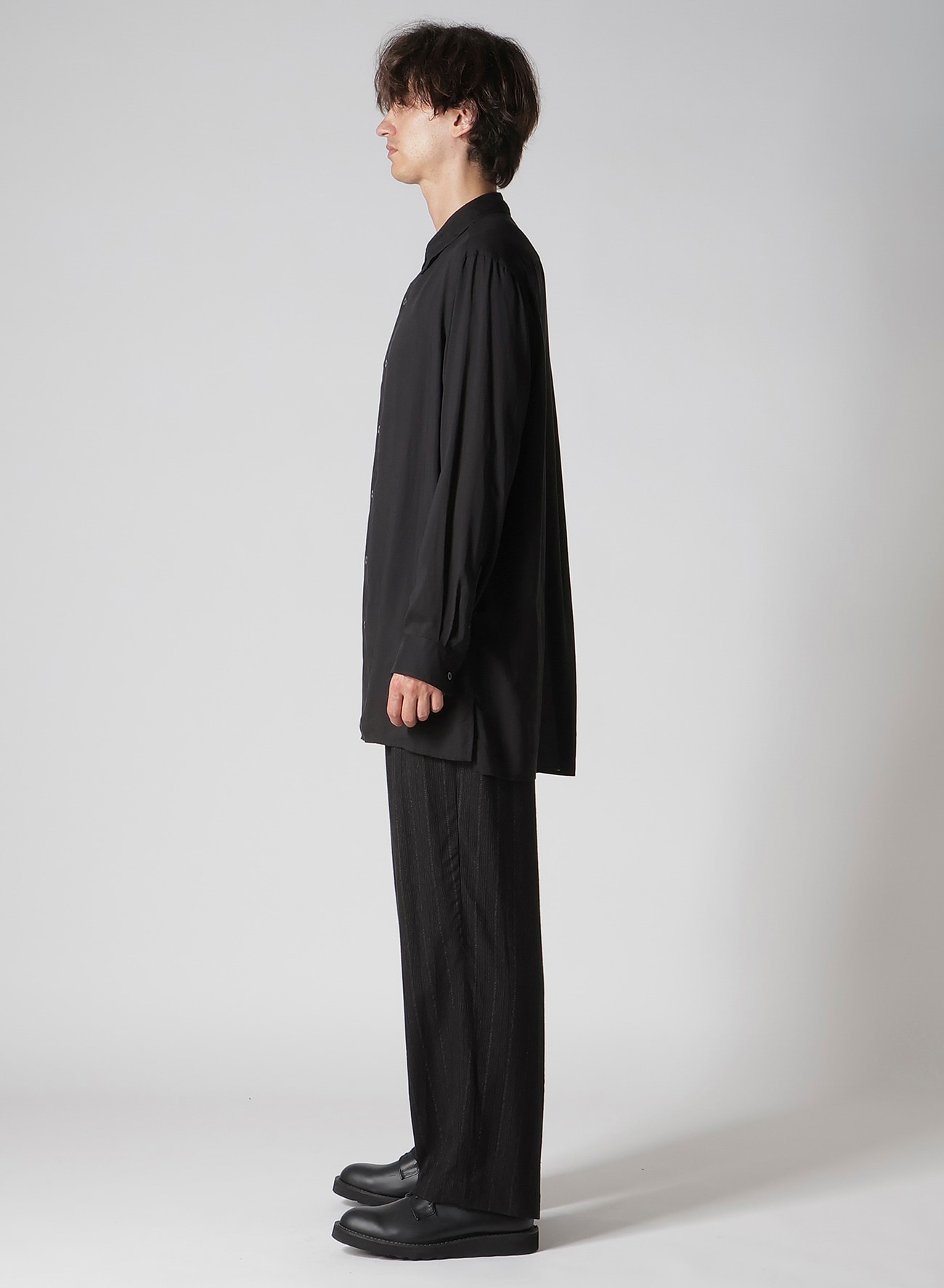 CELLULOSE LAWN TRIPLE COLLAR BLOUSE