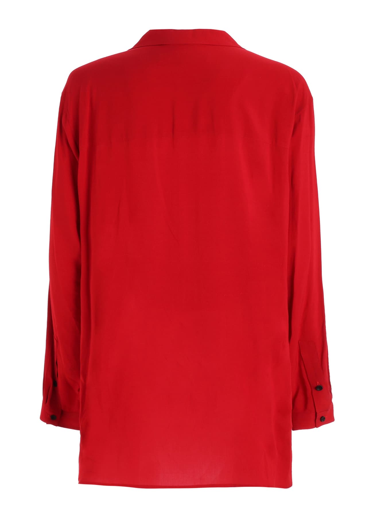 【PIECE UNIQUE】RAYON LAWN OPEN-COLLAR SHIRT WITH HORIZON PANEL