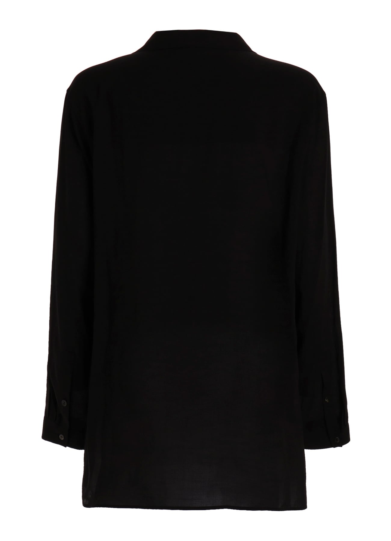 【PIECE UNIQUE】CELLULOSE LAWN OPEN-COLLAR SHIRT WITH HORIZON PANEL