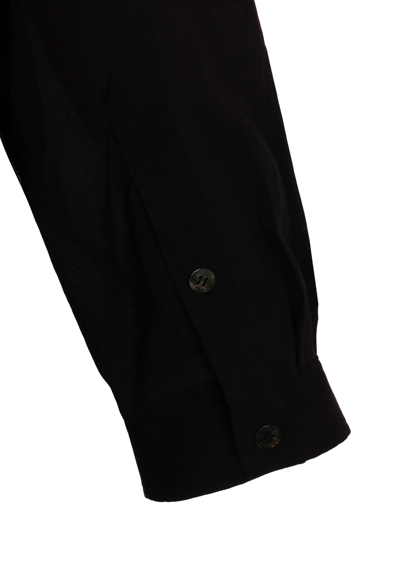 【PIECE UNIQUE】CELLULOSE LAWN OPEN-COLLAR SHIRT WITH HORIZON PANEL