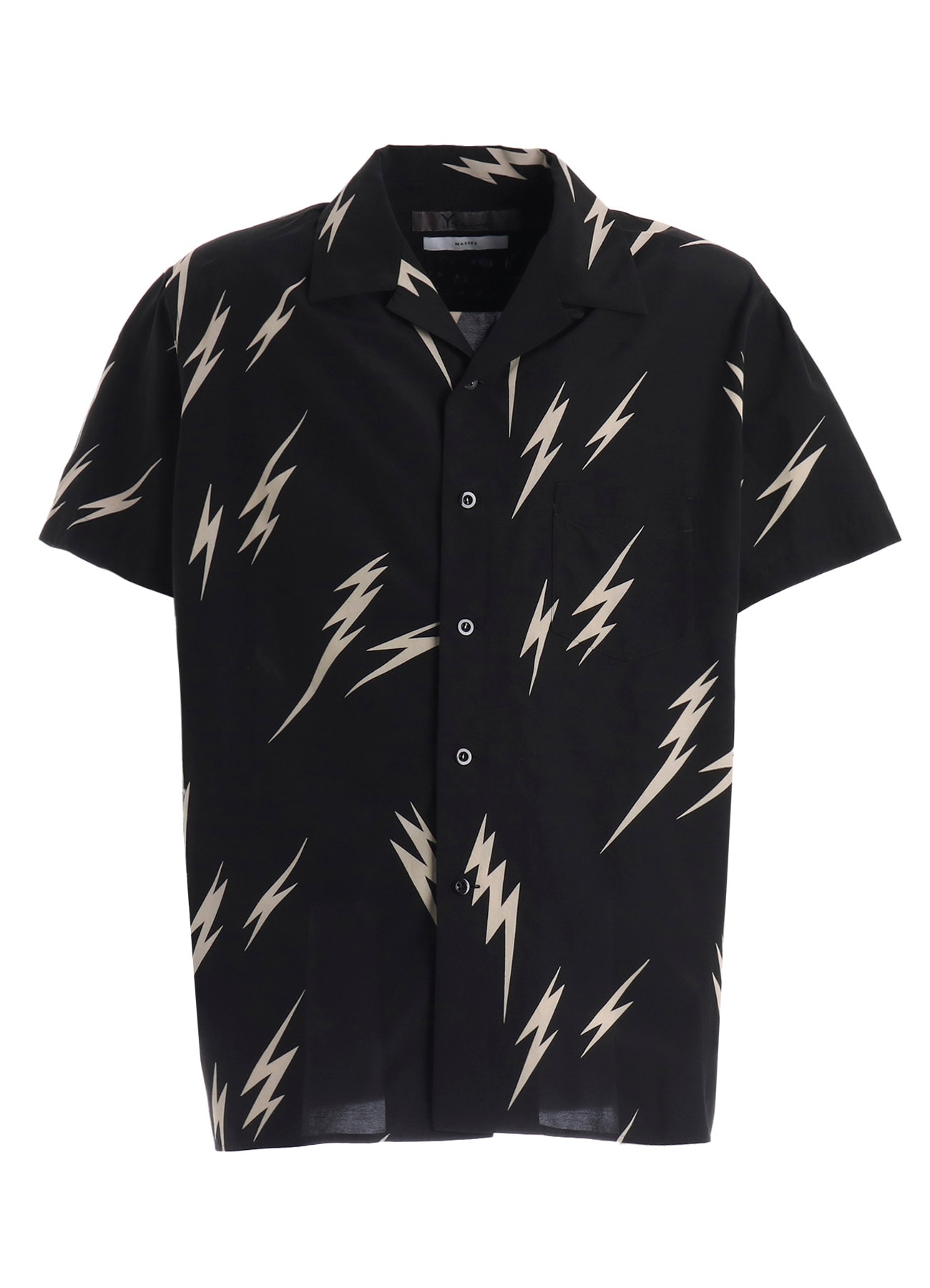 【Y's for men × MASSES】THUNDER BLEACH DYED SHORT SLEEVE SHIRT