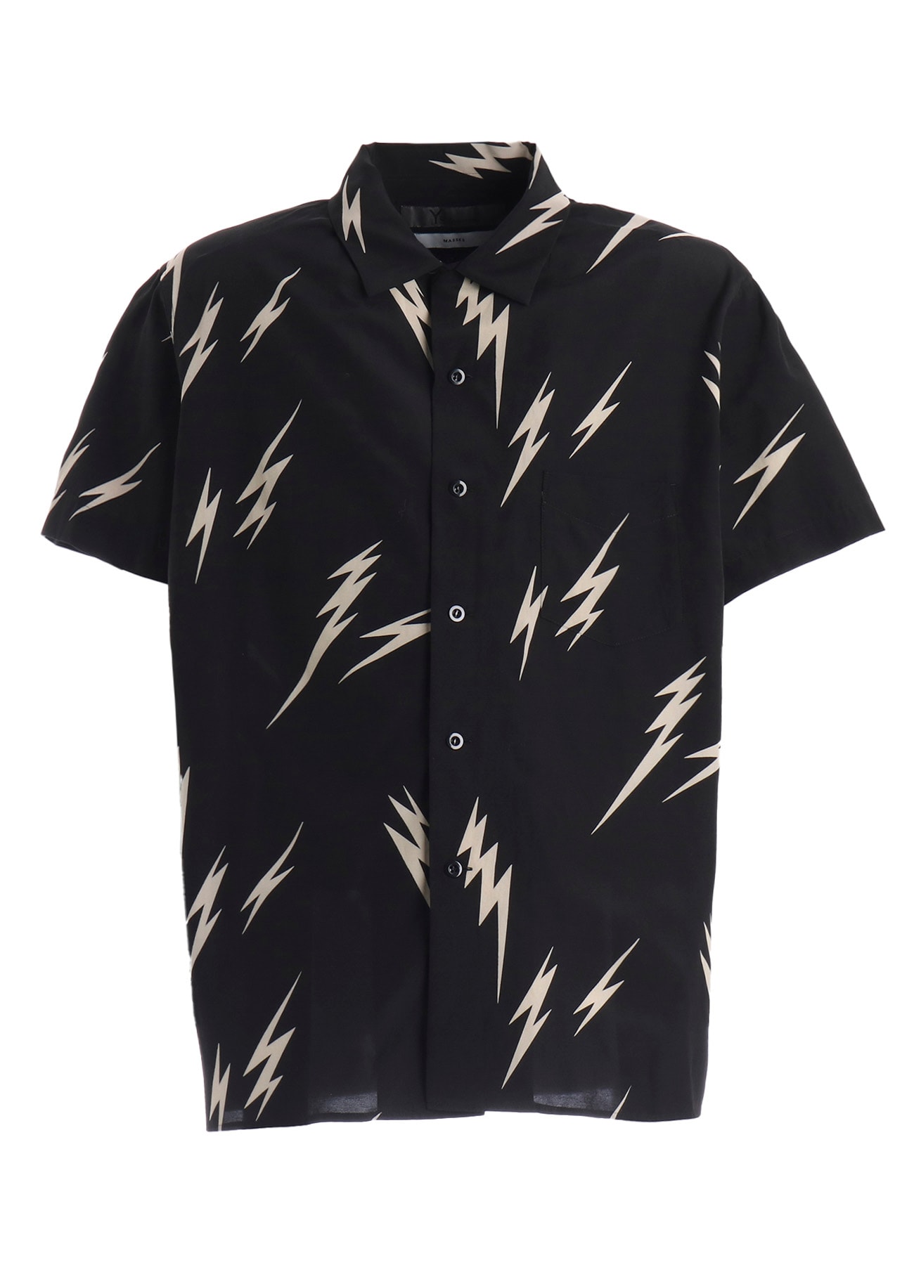 【Y's for men × MASSES】THUNDER BLEACH DYED SHORT SLEEVE SHIRT