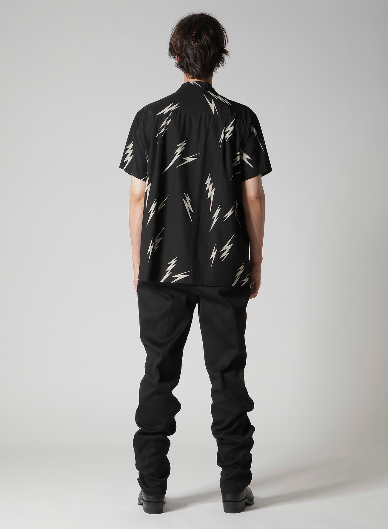 【Y's for men × MASSES】THUNDER BLEACH DYED SHORT SLEEVE SHIRT