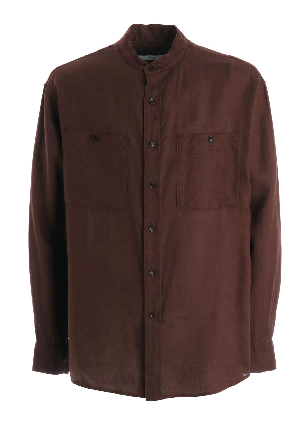 【Y's for men × MASSES】LINEN STAND COLLAR SHIRT