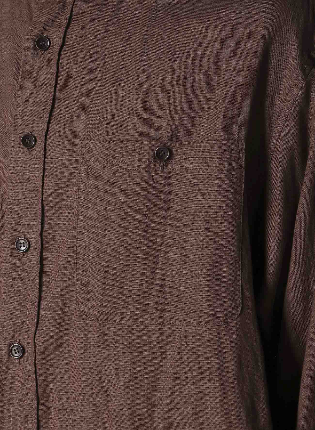 【Y's for men × MASSES】LINEN STAND COLLAR SHIRT