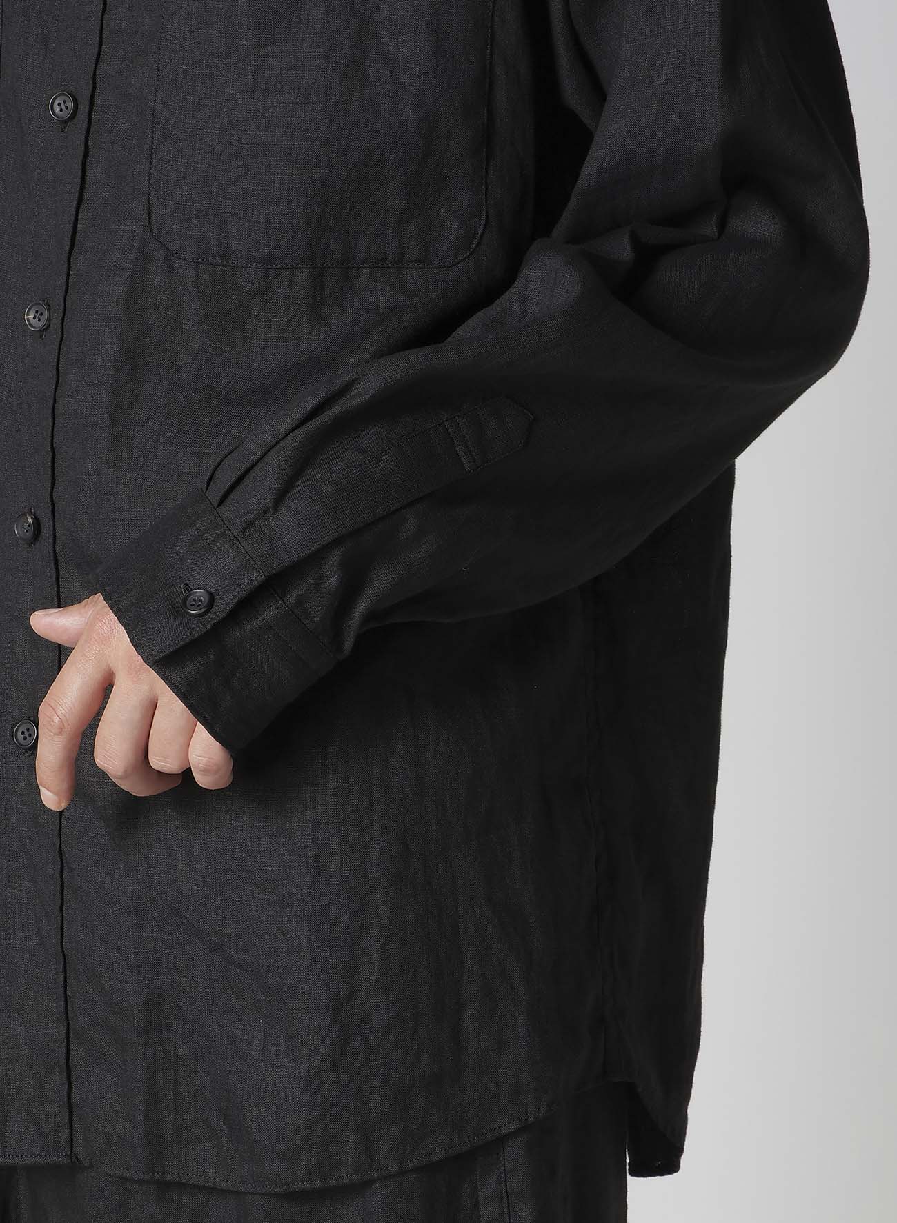 【Y's for men × MASSES】LINEN STAND COLLAR SHIRT