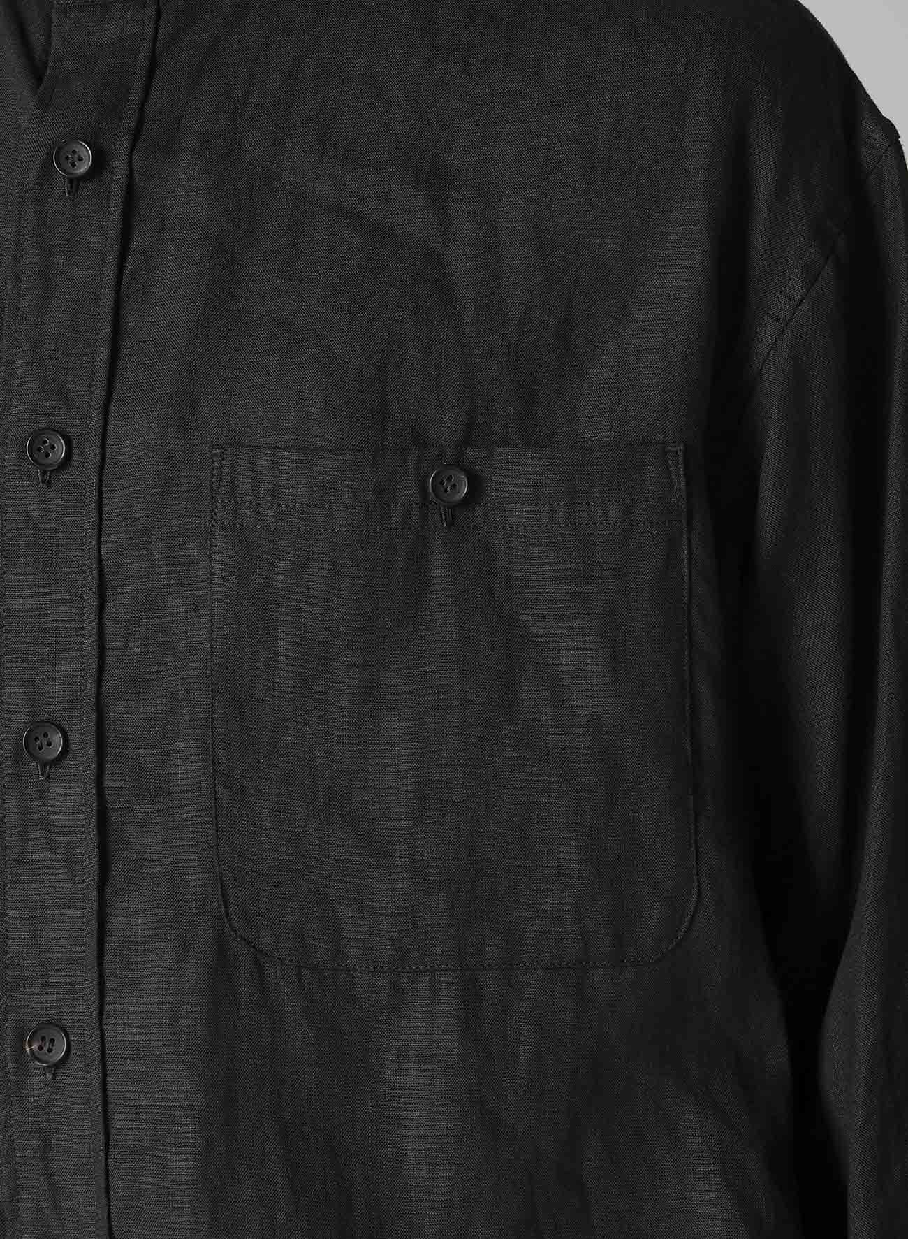 【Y's for men × MASSES】LINEN STAND COLLAR SHIRT