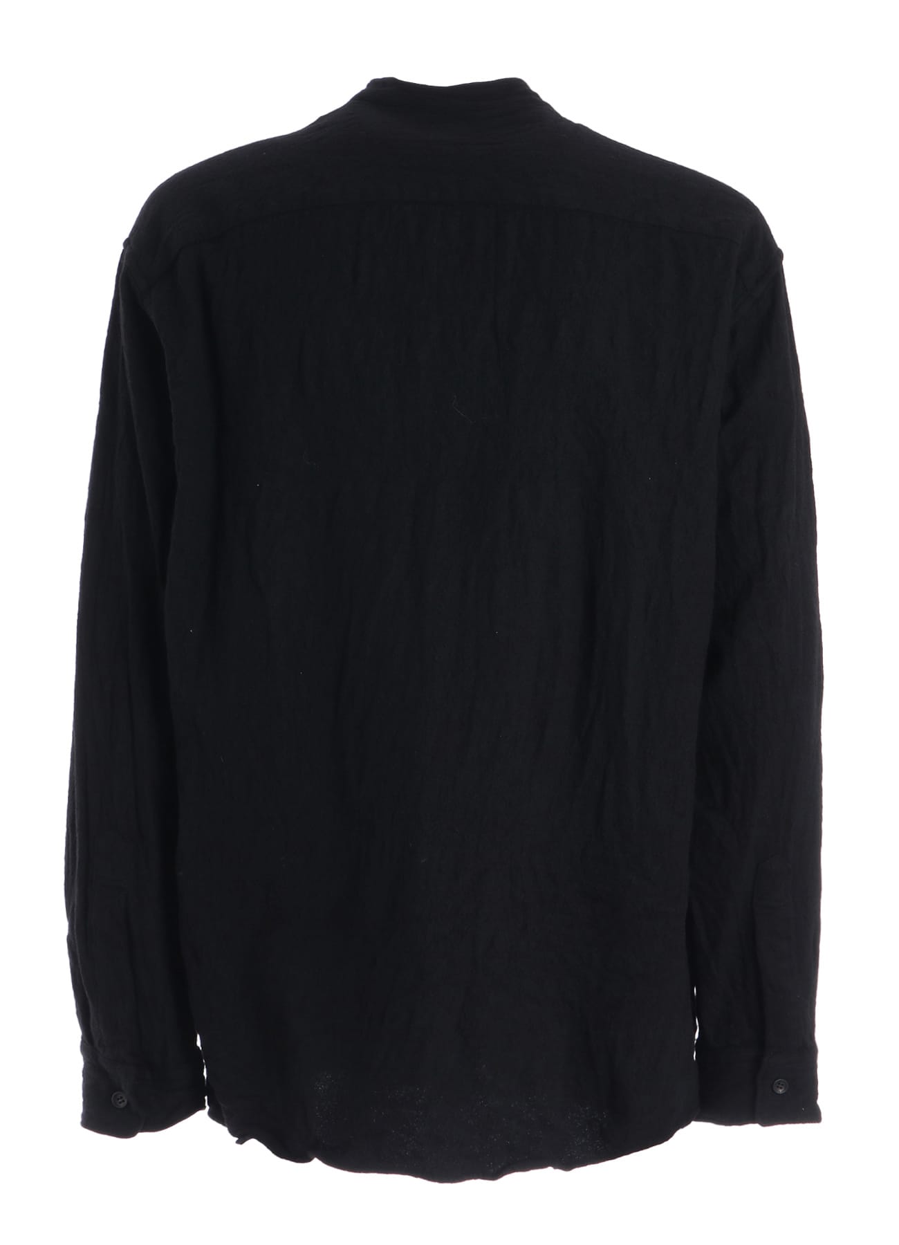 【Y's for men × MASSES】 SHRINK SERGE STAND COLLAR SHIRT