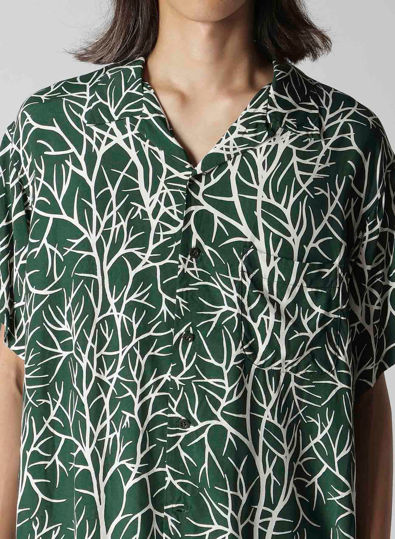 【Y's for men × MASSES】HAWAIIAN SHORT SLEEVE SHIRT