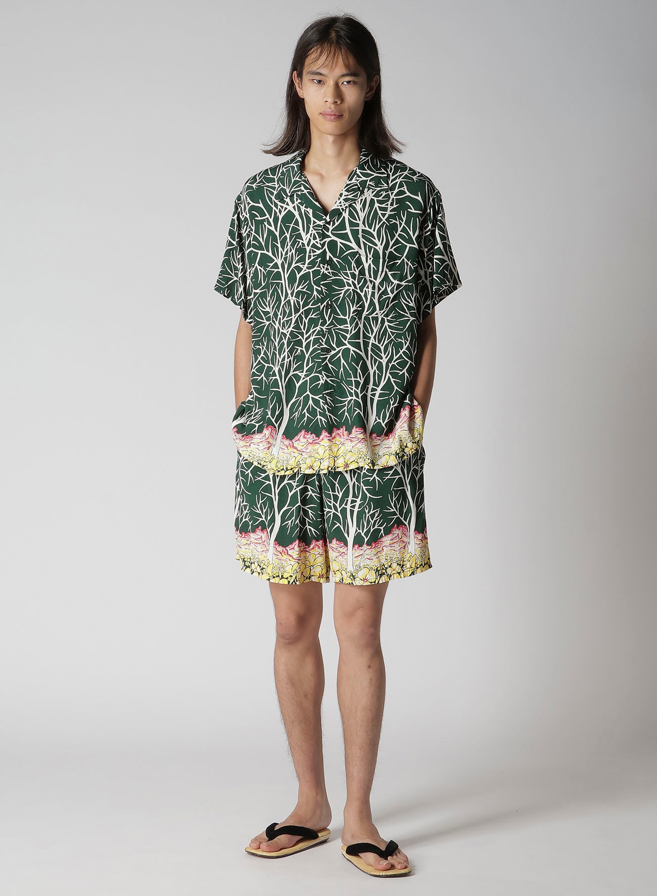 【Y's for men × MASSES】HAWAIIAN SHORT SLEEVE SHIRT