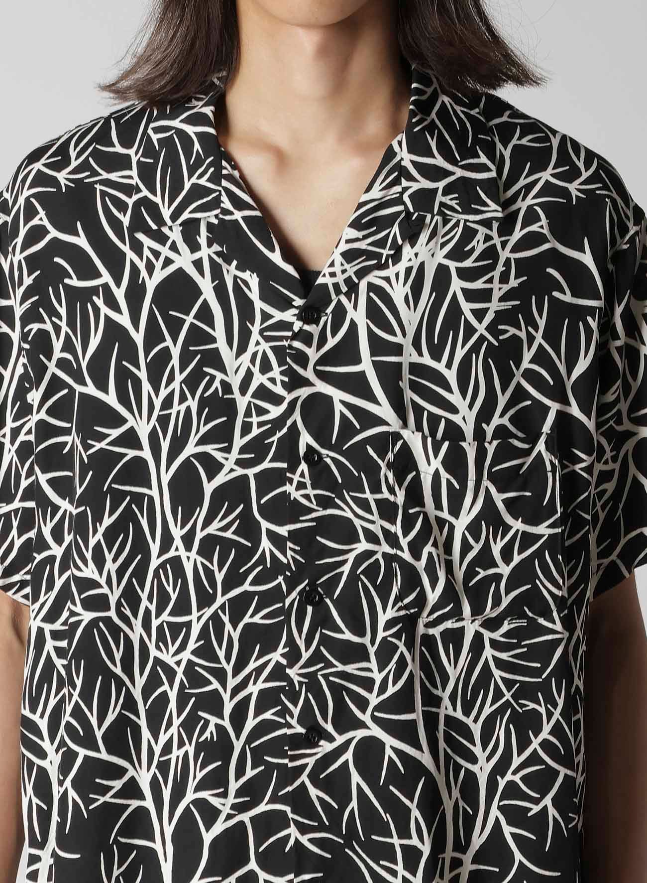 【Y's for men × MASSES】HAWAIIAN SHORT SLEEVE SHIRT