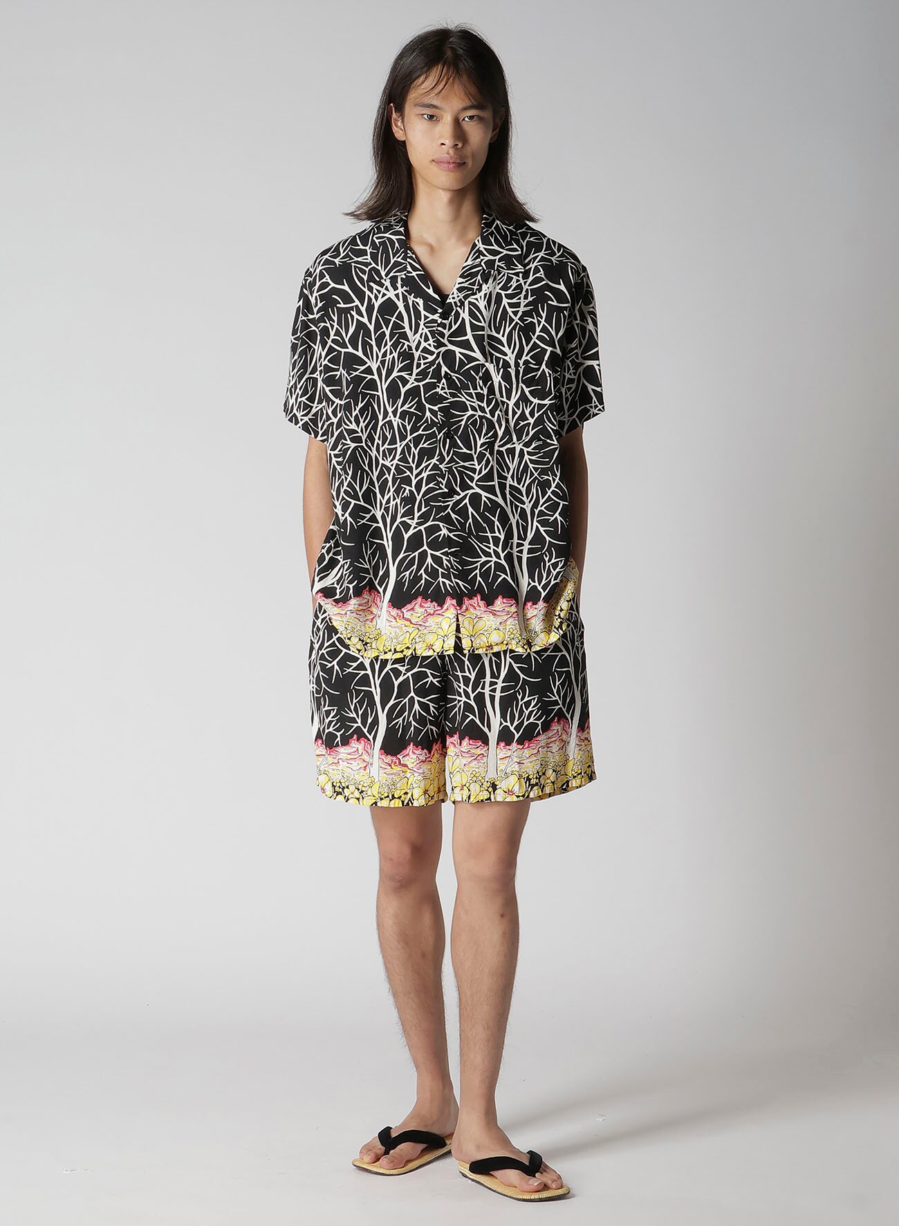 【Y's for men × MASSES】HAWAIIAN SHORT SLEEVE SHIRT