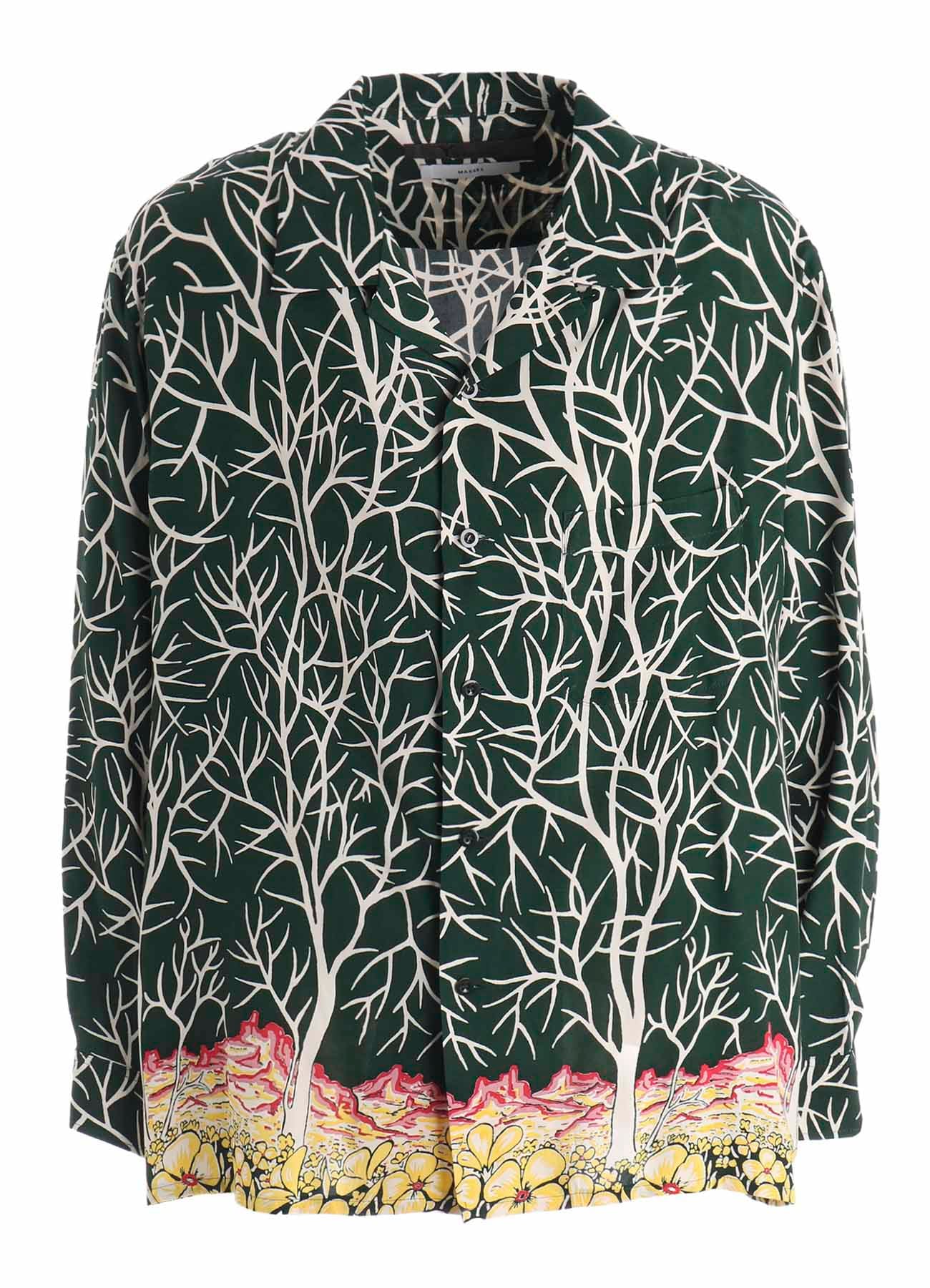 【Y's for men × MASSES】HAWAIIAN LONG SLEEVE SHIRT